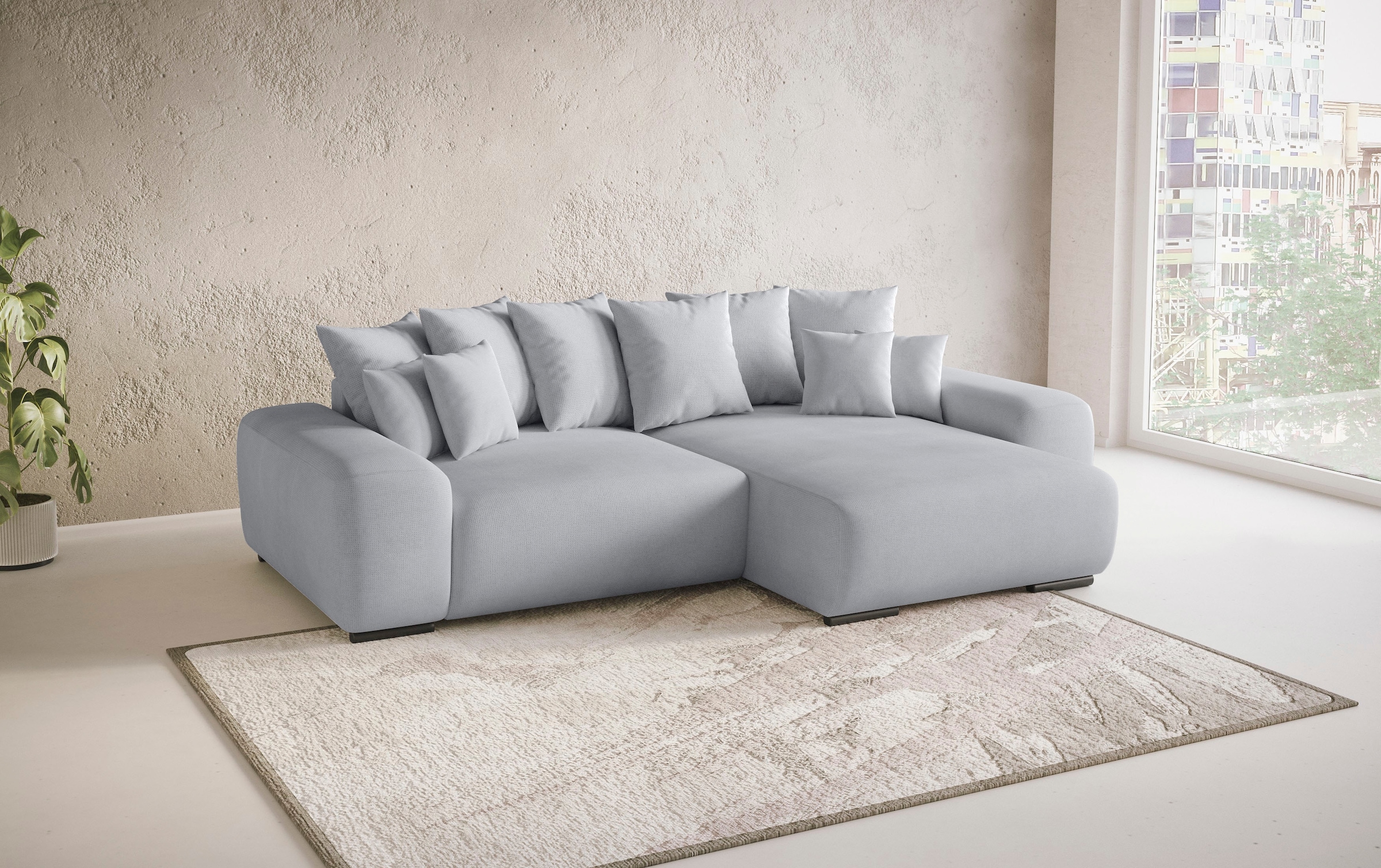 Mr. Couch Polsterecke »Sundance II«, Dauerschläfer mit EasyBett-Schlaffunktion, Bettkasten