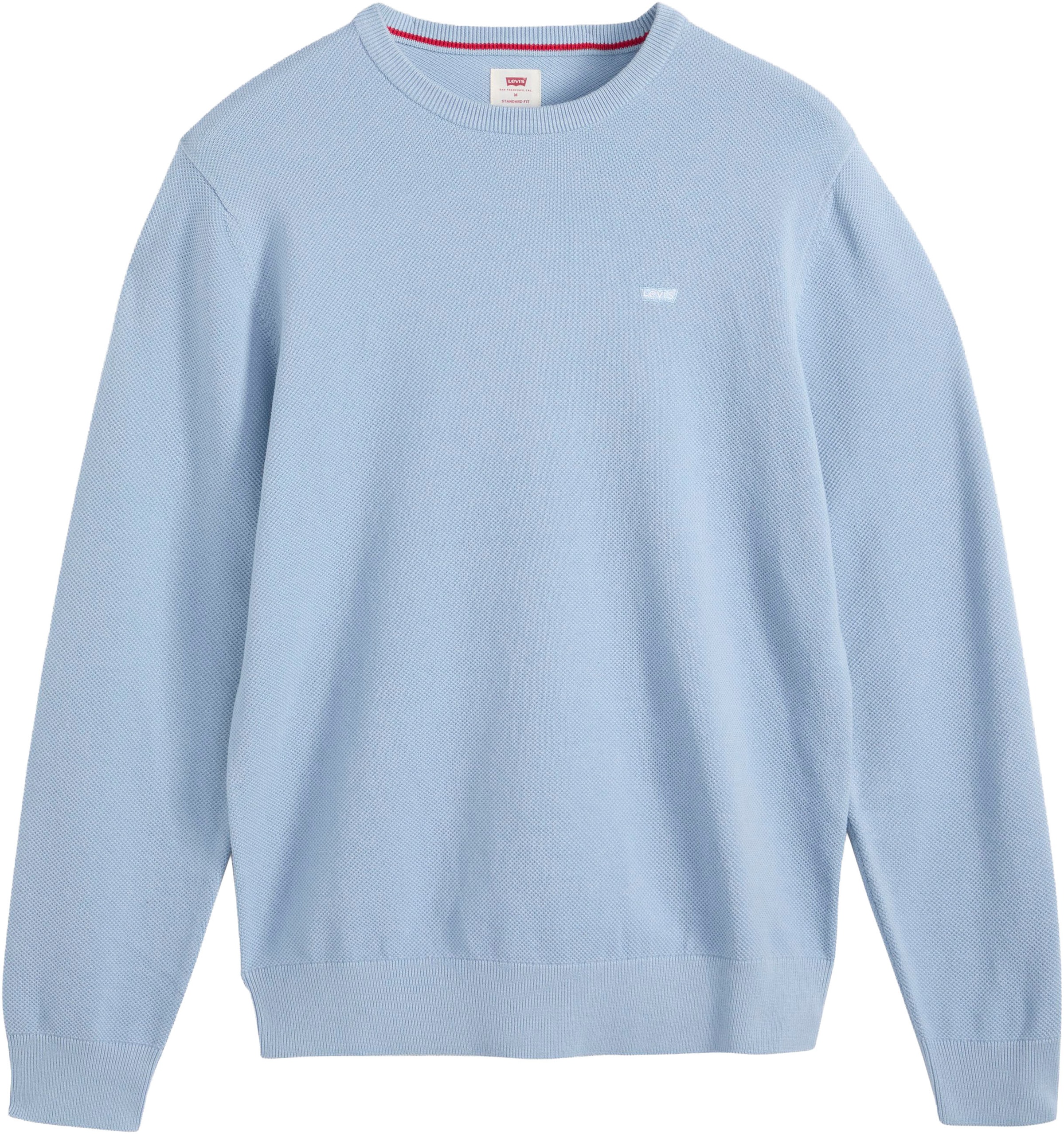 Levi's® Rundhalspullover »LIGHTWEIGHT HM SWEATER« Feingerippte Abschlüsse