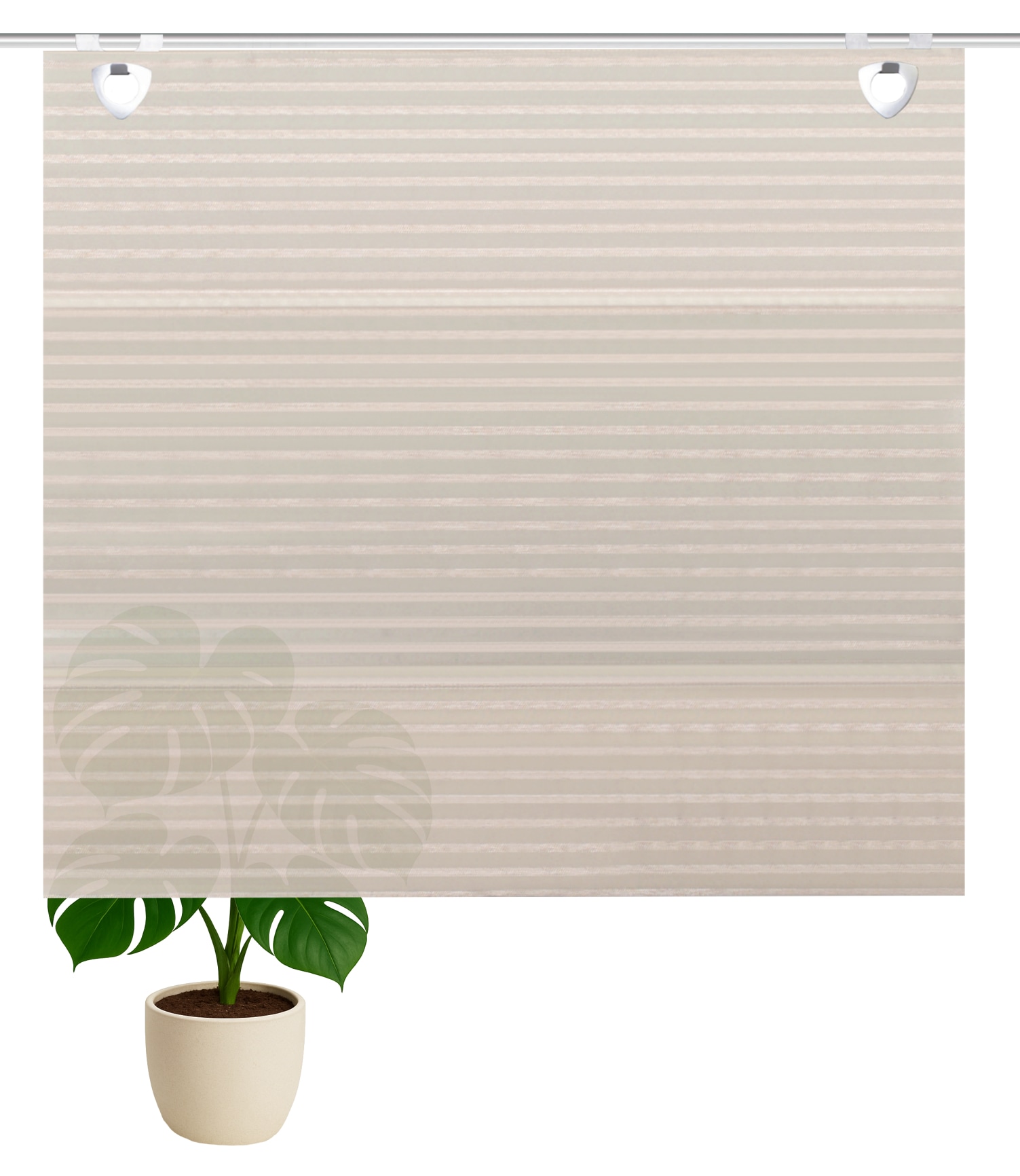 Image of HOME WOHNIDEEN Magnetrollo "TURIN" mit Hakenaufhängung ohne Bohren