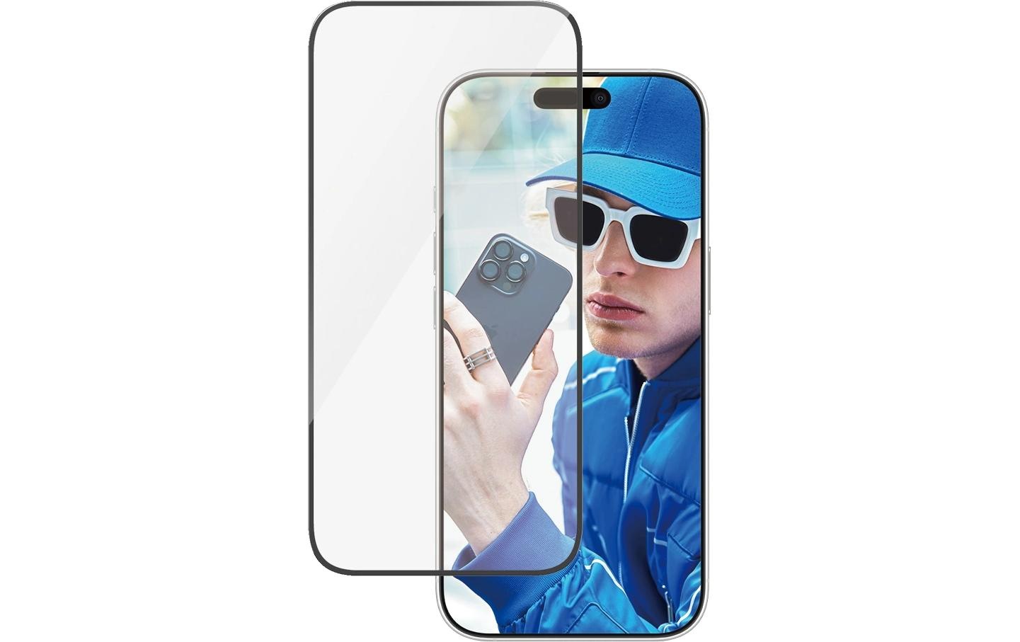 Image of PanzerGlass Displayschutzglas "Ultra Wide Fit iPhone 16 Pro" für iPhone 16 Pro 1 Stk. tlg.
