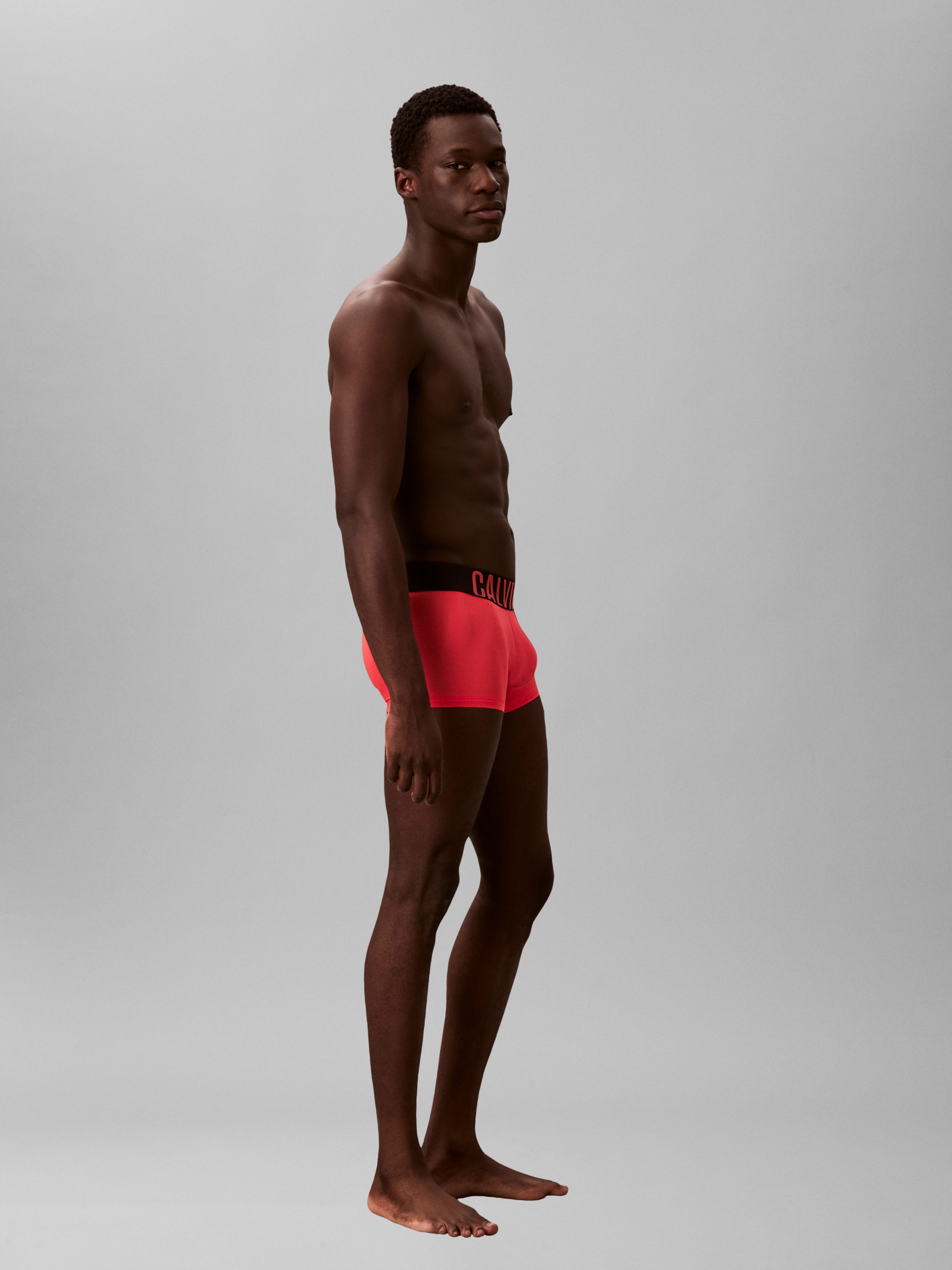 Calvin Klein Underwear Tronc »LOW RISE TRUNK 3PK« Paquet, 3er-Pack, 3 cuis mit Logobund