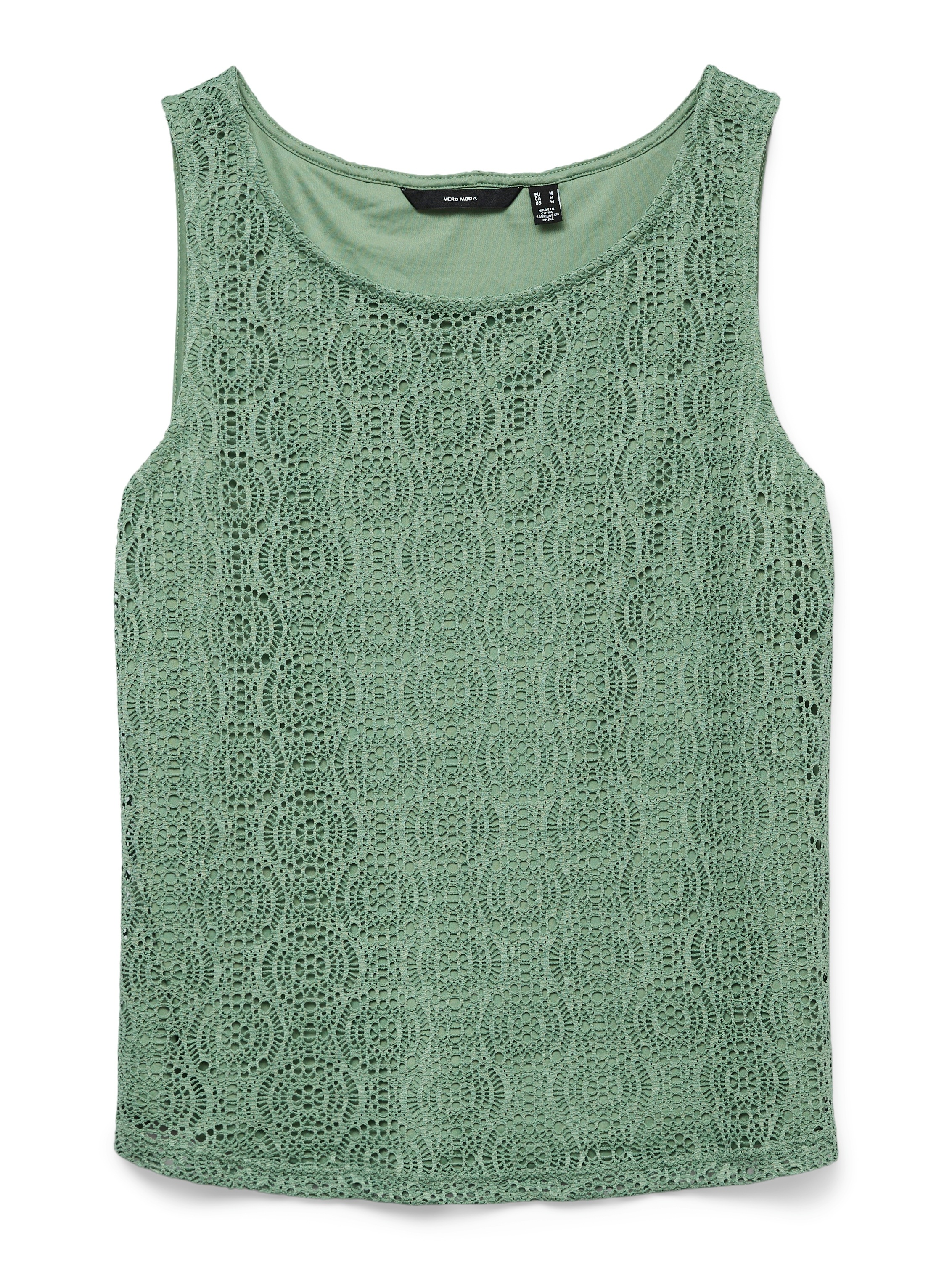 Vero Moda Spitzentop »VMMAYA TANK TOP JRS VO« Materialmix, regular fit