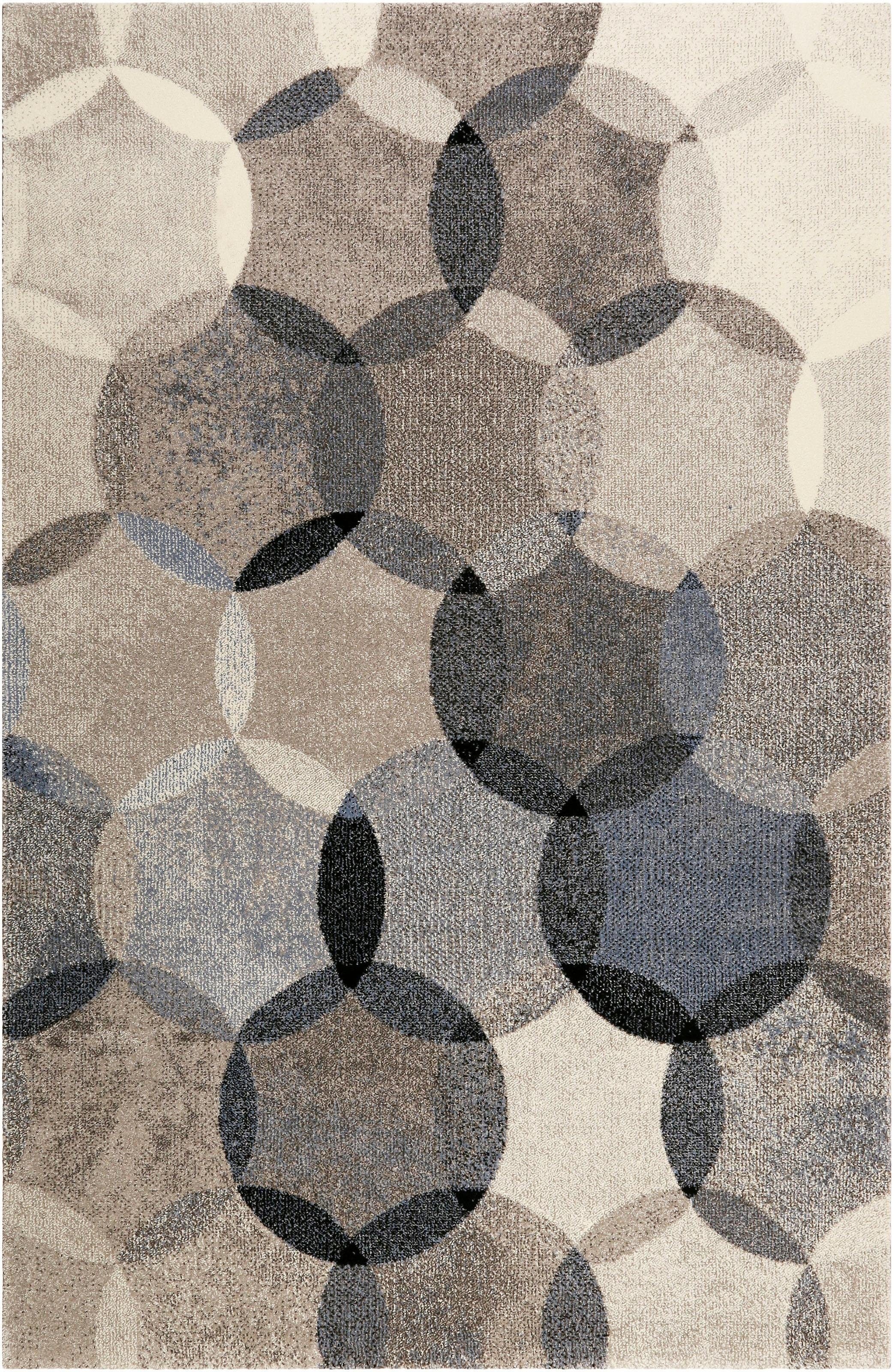 Esprit Teppich "Modernina ESP-3378" rechteckig 13 mm Höhe weicher Kurzflor in modernem Design, Wohnzimmer, Schlafzimmer, bunt