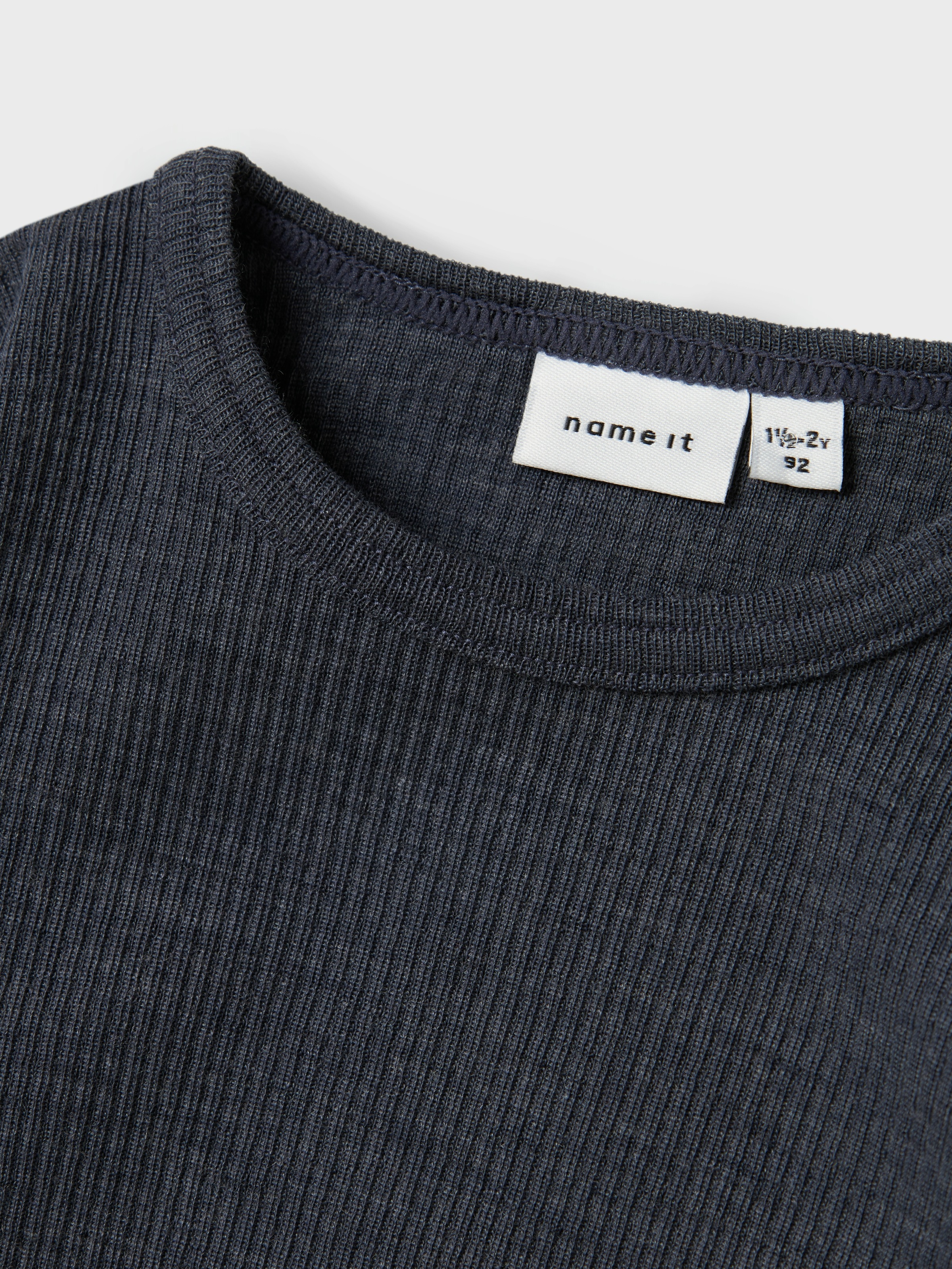 Name It Langarmshirt »NMNWAX WOOL RIB LS TOP NOOS«, aus reiner Merinowolle