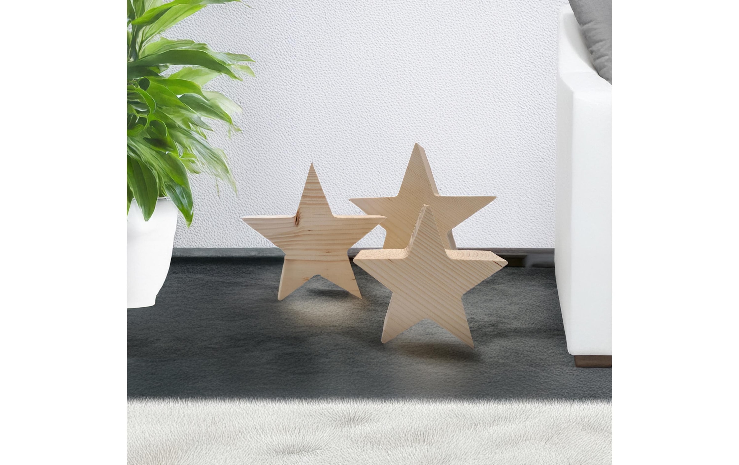 Holz Zollhaus Dekofigur »Massivholz Stern«