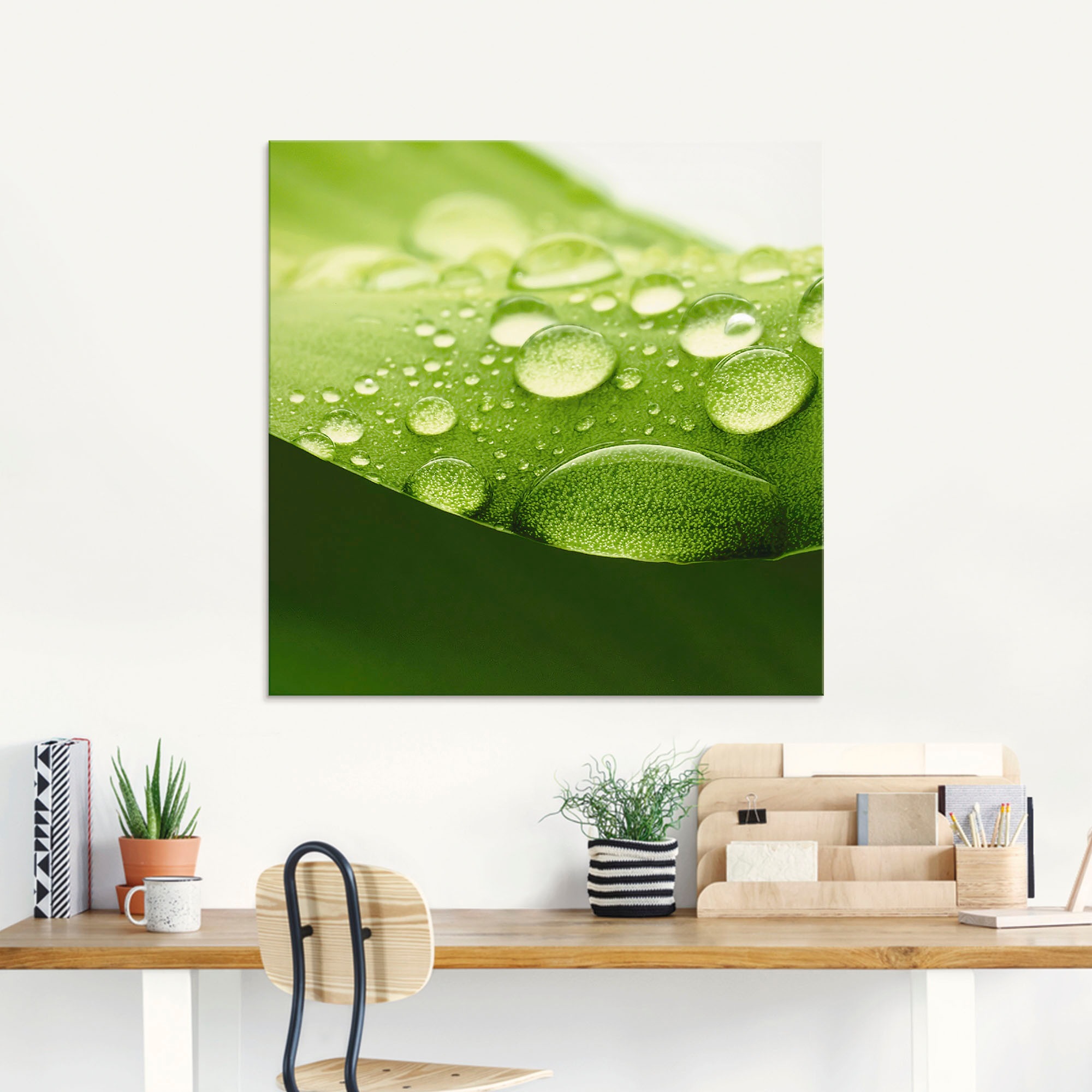 Artland Tableau en verre »Blatt« 1 cuis tlg. in verschiedenen Grössen