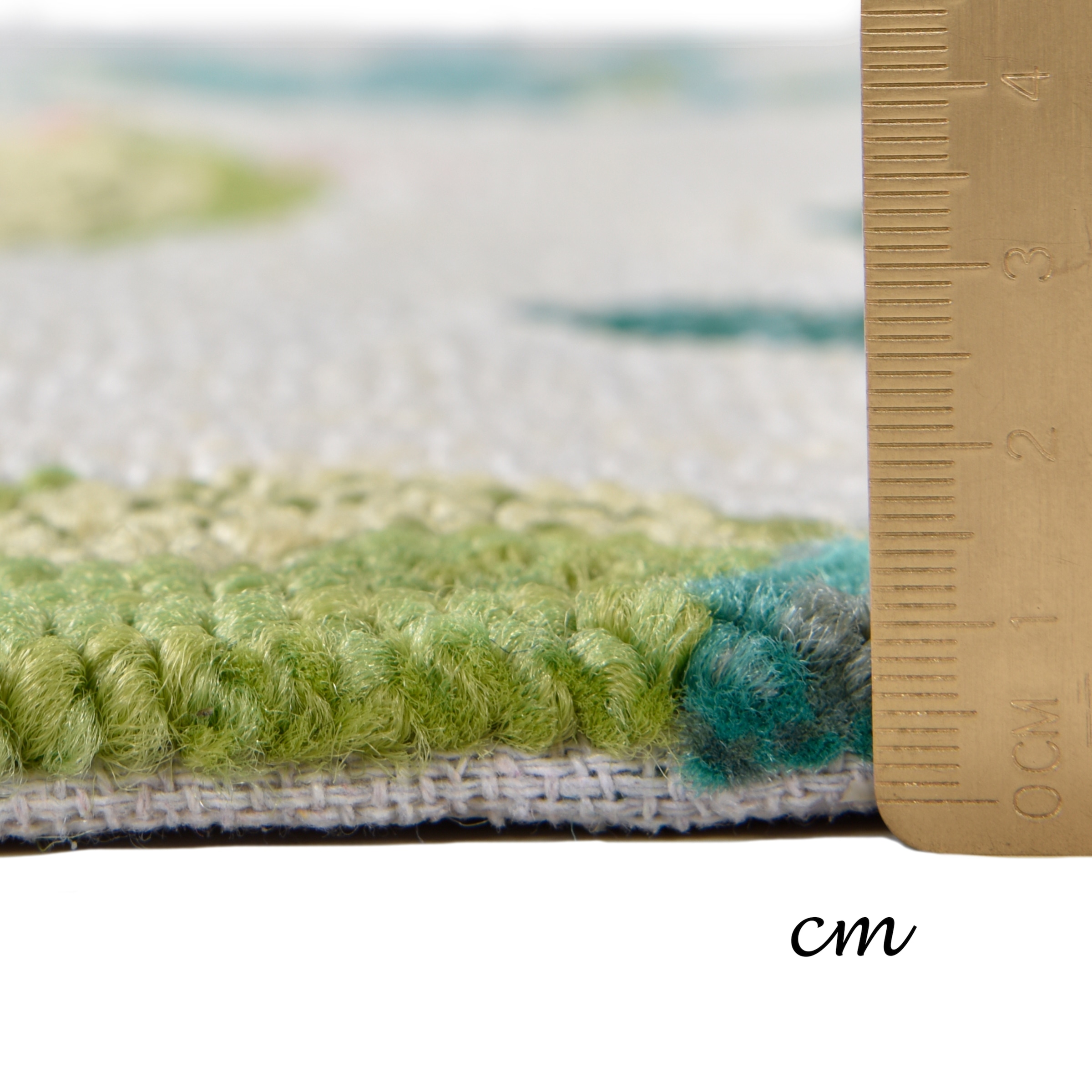 Gino Falcone Tapis »Rosetta 021 Kakteen« Rectangulaire 15 mm Höhe particulièrement doux grâce à la microfibre, adapté intérieur et extérieur, salon