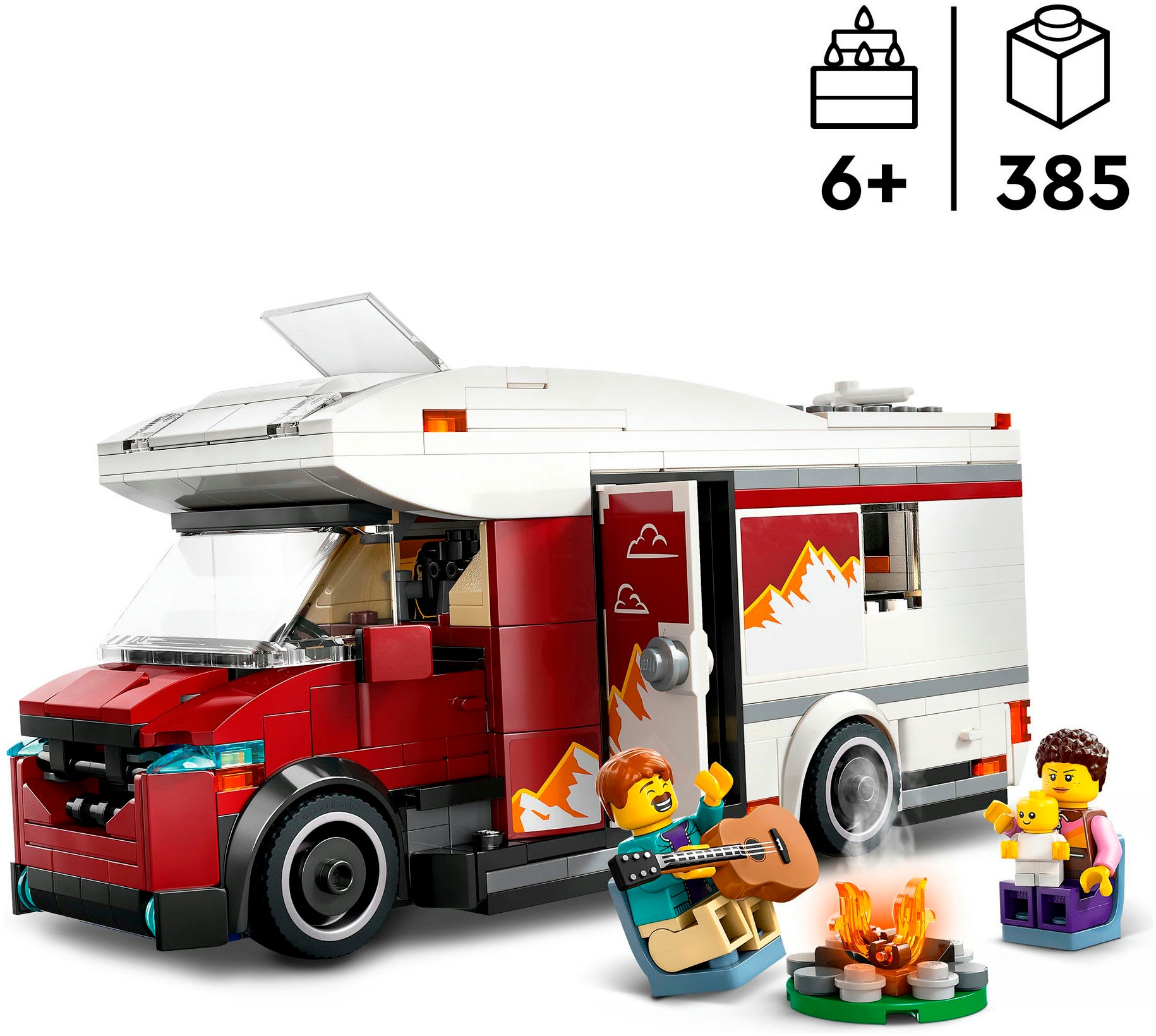 LEGO® Pions de construction »Abenteuer-Wohnmobil (60454), LEGO City« Made in Europe