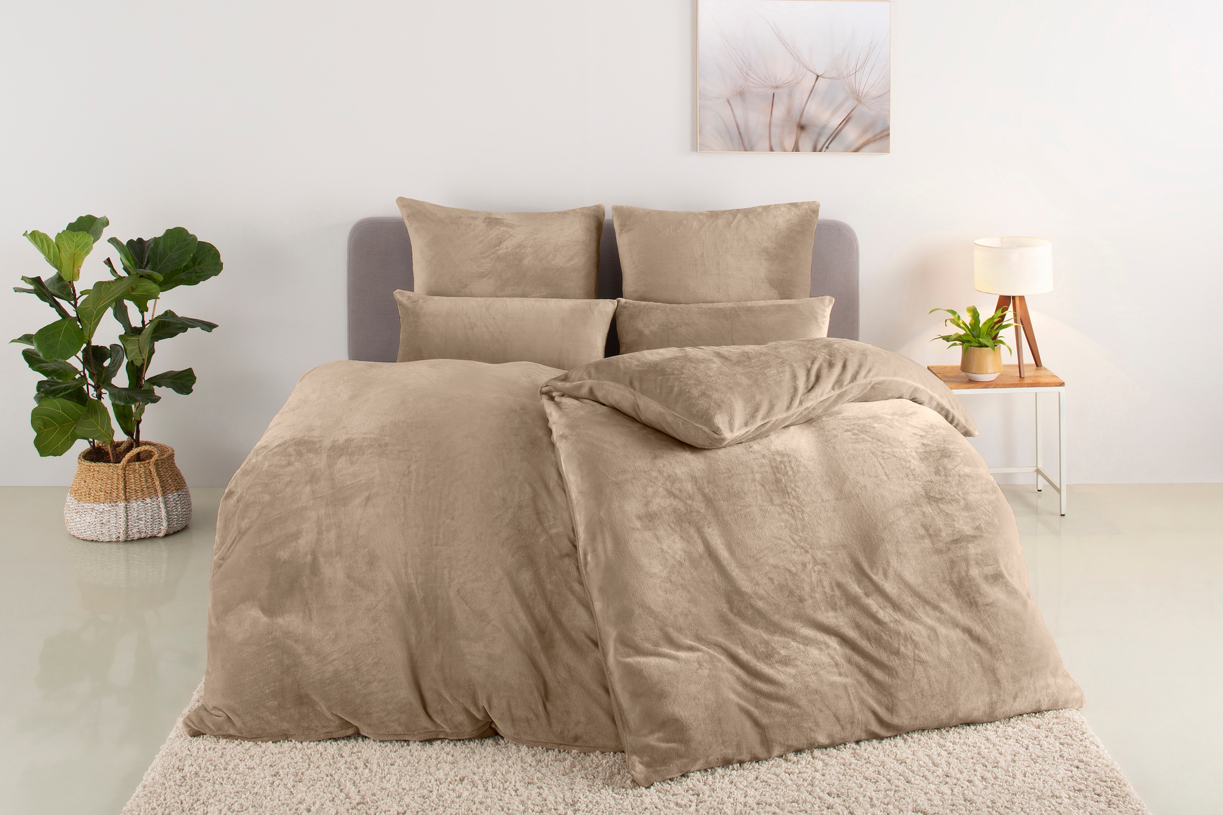 Image of GOODproduct Bettwäsche "Desner3, besonders weich im Griff, Cashmere-Touch" 3 Stk. Bettwäsche mit Reissverschluss
