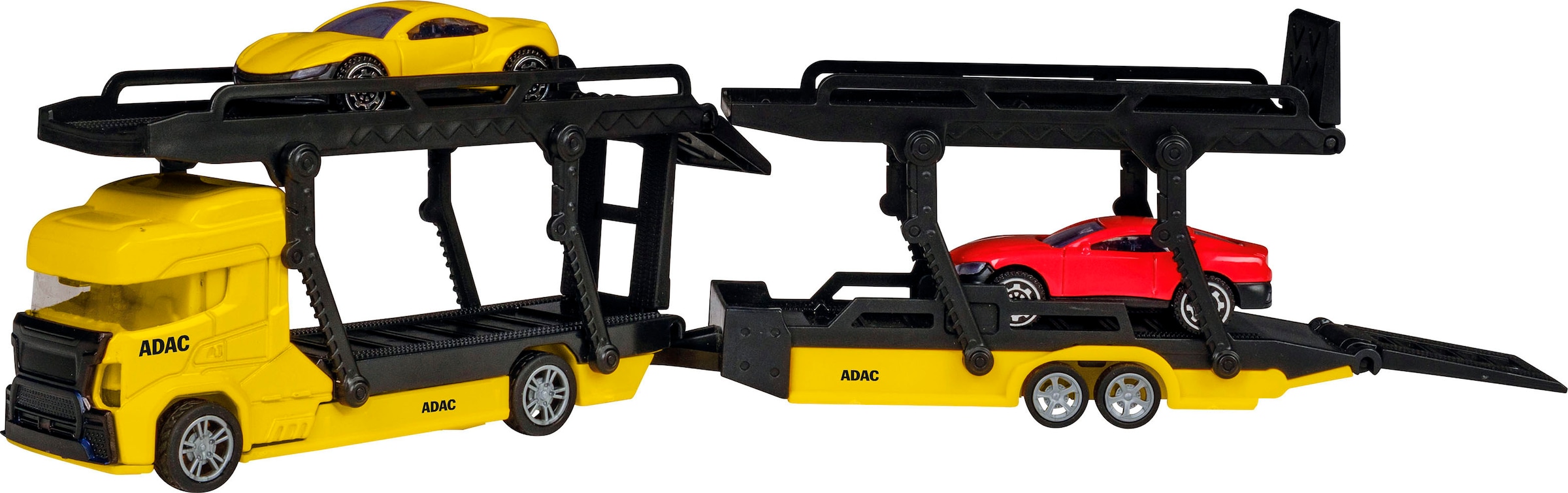 Image of Happy People Spielzeug-Transporter "ADAC Die Cast Transporter" inkluisve 2 Farhzeuge