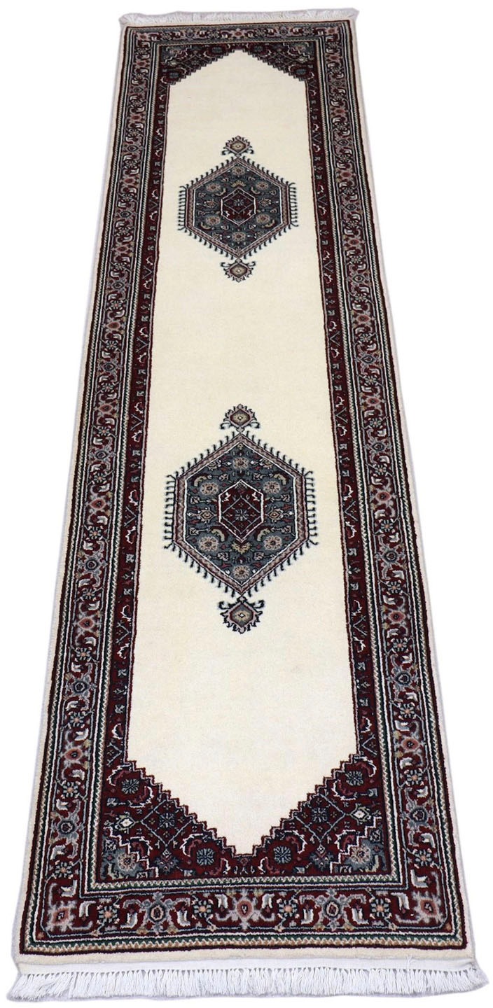 Image of morgenland Läufer »Bidjar Medaillon Beige chiaro 296 x 78 cm«, rechteckig, 10 mm Höhe, Handgeknüpft bei Ackermann Versand Schweiz