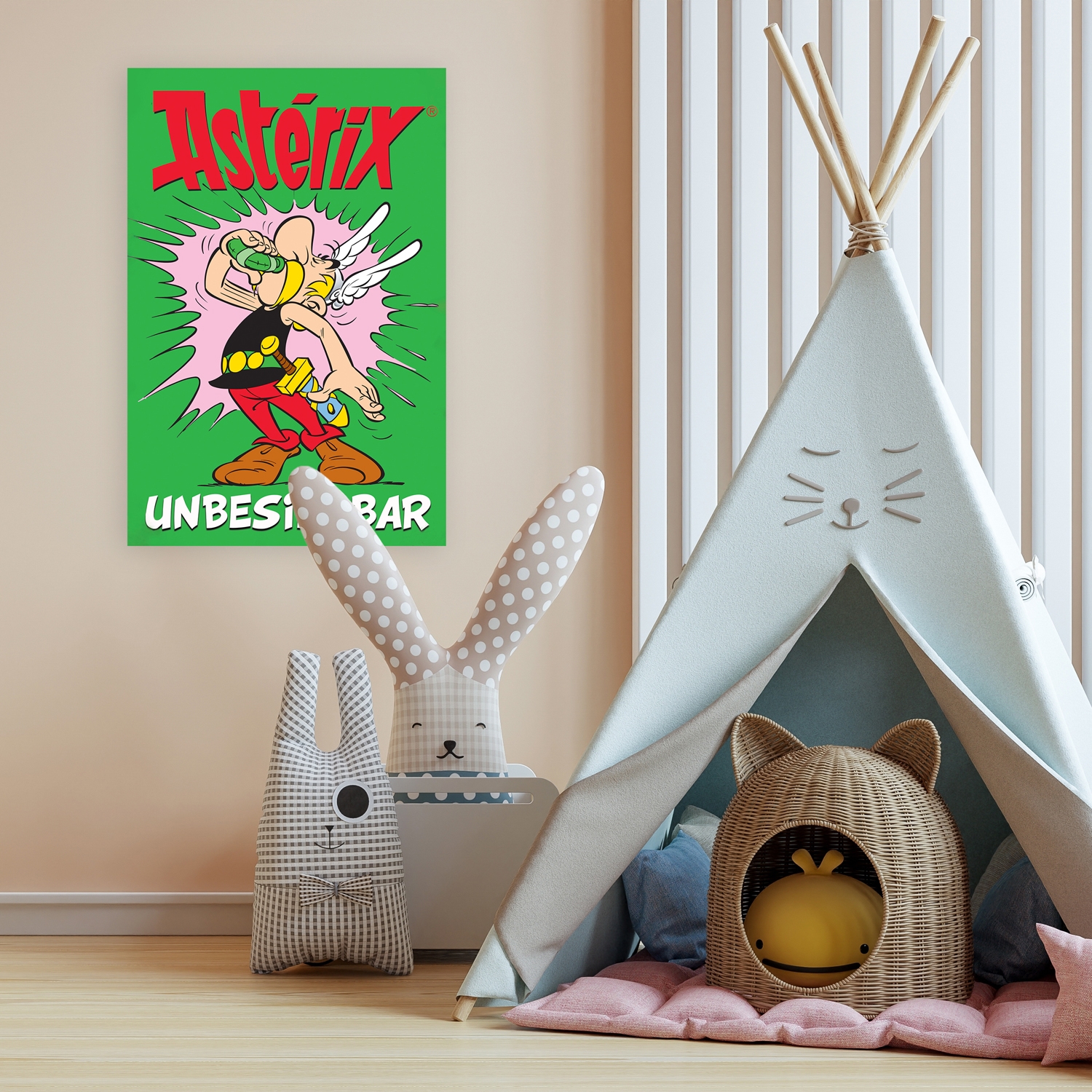 LuckyLinde Leinwandbild »Asterix Unbesiegbar« Fantasy | Figuren | Film | Filmfiguren 1 Stk. tlg. Canvasbild Wanddeko Bild zum Film "Kampf der Häuptlinge"
