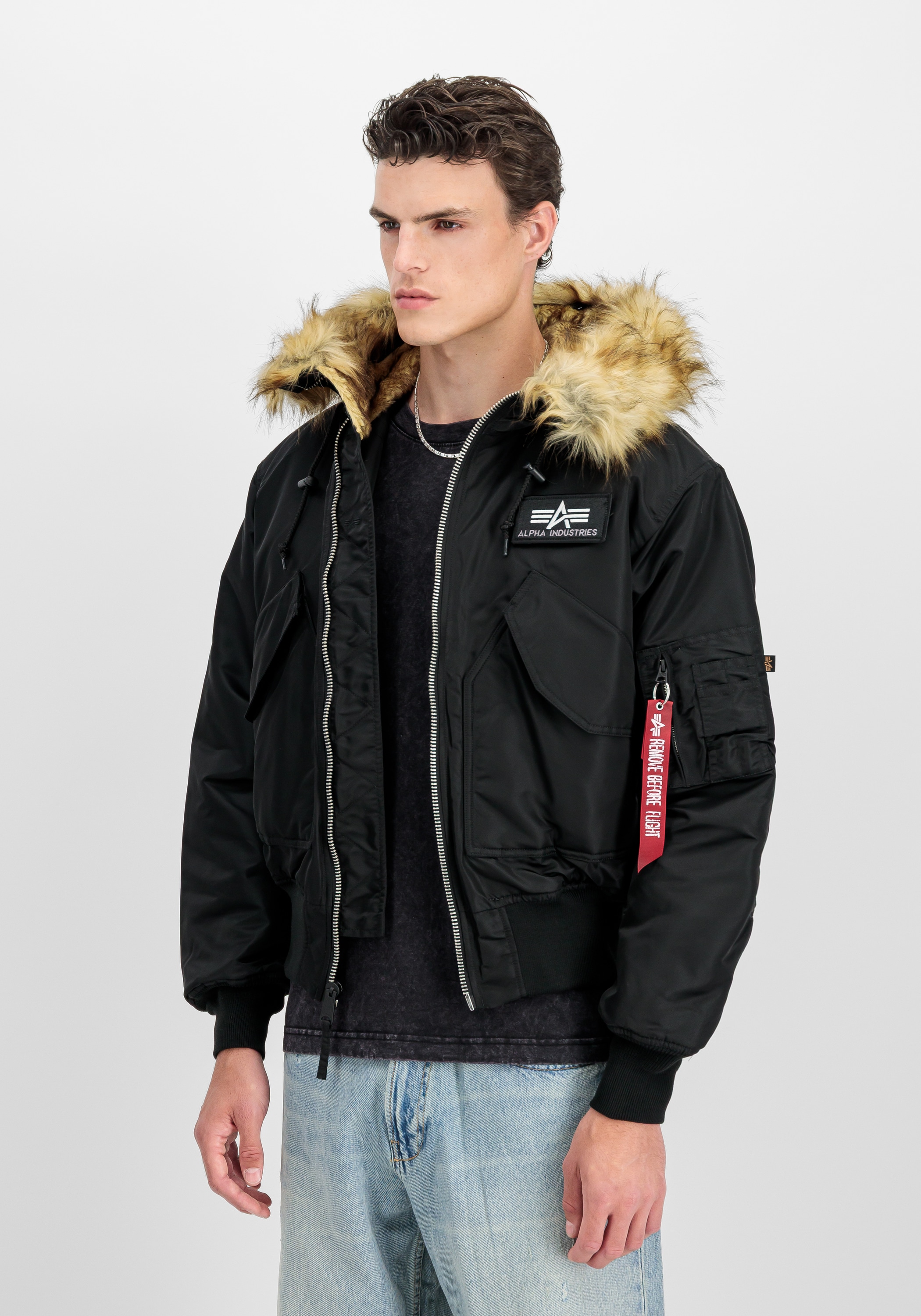 Alpha Industries Winterjacke »45/P Hooded Custom«