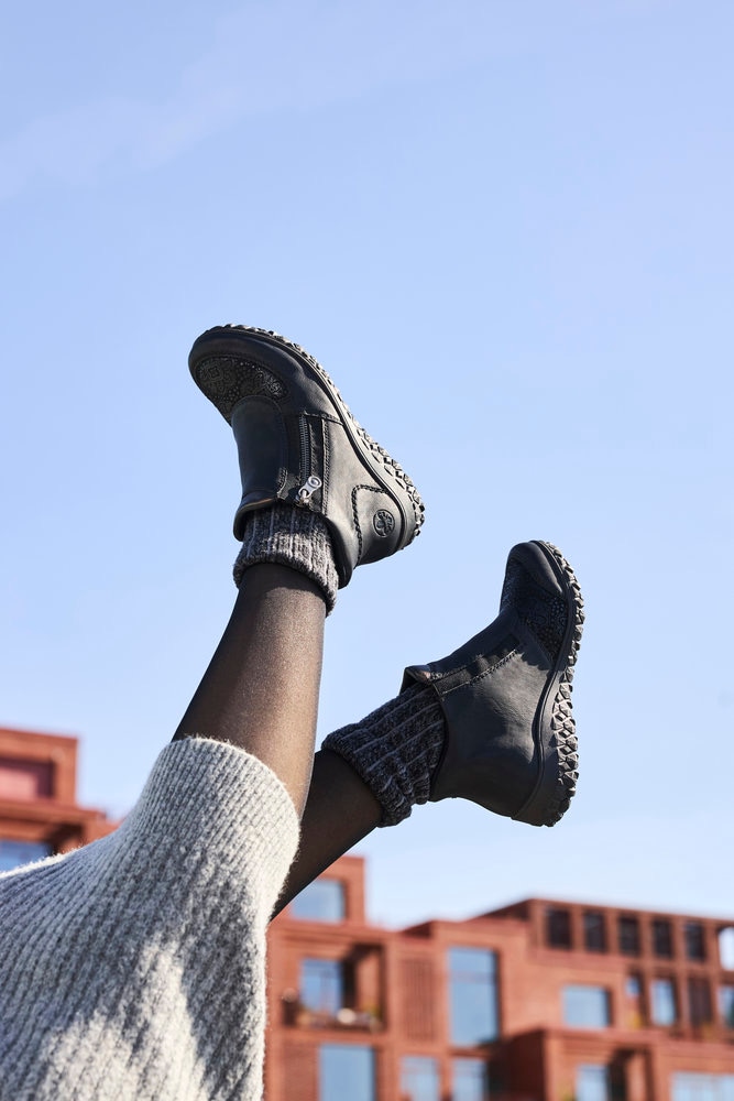 Rieker Bottines à enfiler »Ready2GO«  bottines, boots décontractés, semelle profilée, avec fermeture éclair latérale