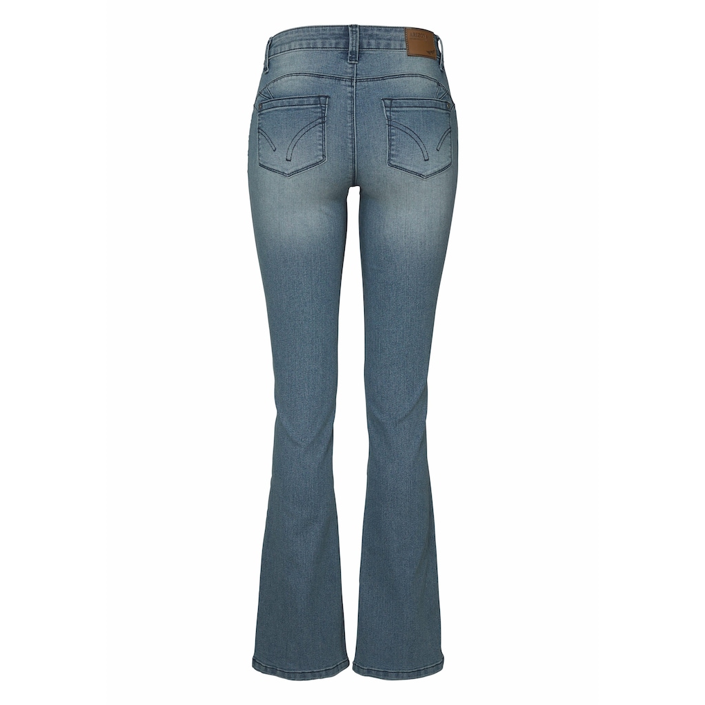 Arizona Bootcut-Jeans »Shaping«, Mid Waist