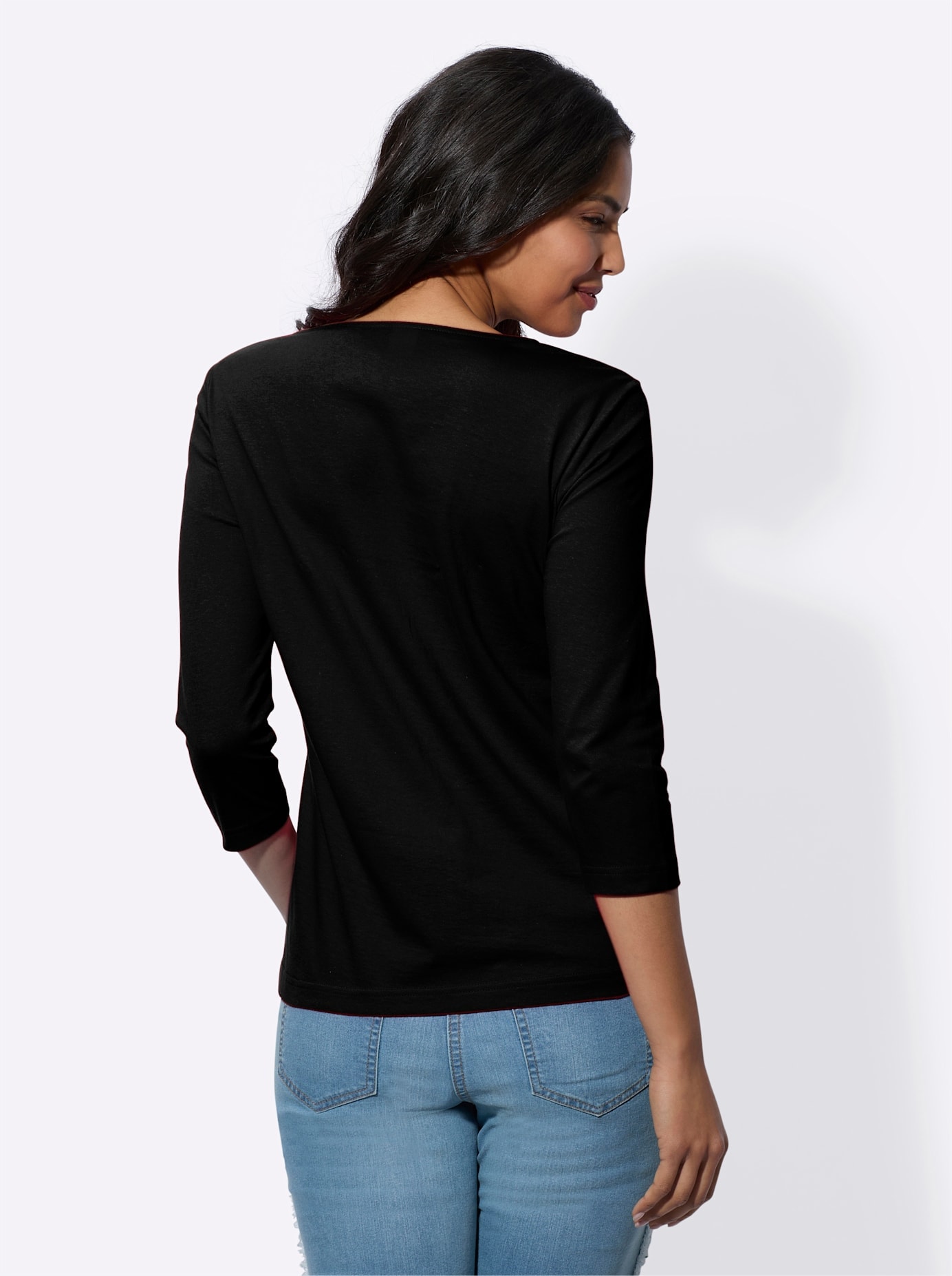 Classic Basics Rundhalsshirt »3/4-Arm-Shirt«, (1 tlg.)