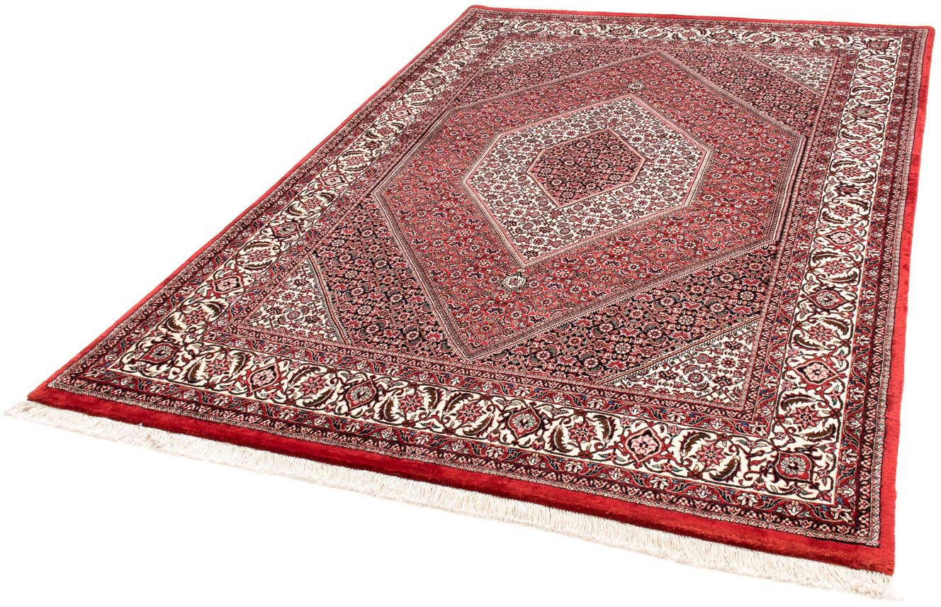 Image of morgenland Orientteppich »Perser - Bidjar - 240 x 168 cm - dunkelrot«, rechteckig, 15 mm Höhe, Wohnzimmer, Handgeknüpft, Einzelstück mit Zertifikat bei Ackermann Versand Schweiz