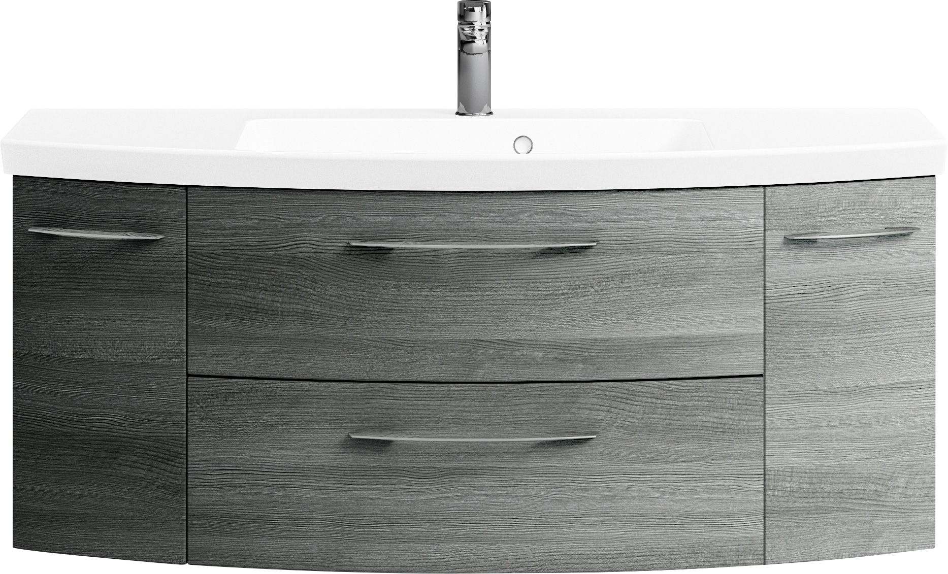 Image of Saphir Badmöbel-Set "Cassca Sprint Waschtisch-Set Mineralmarmor-Waschtisch mit Unterschrank" 1 Stk. tlg.
