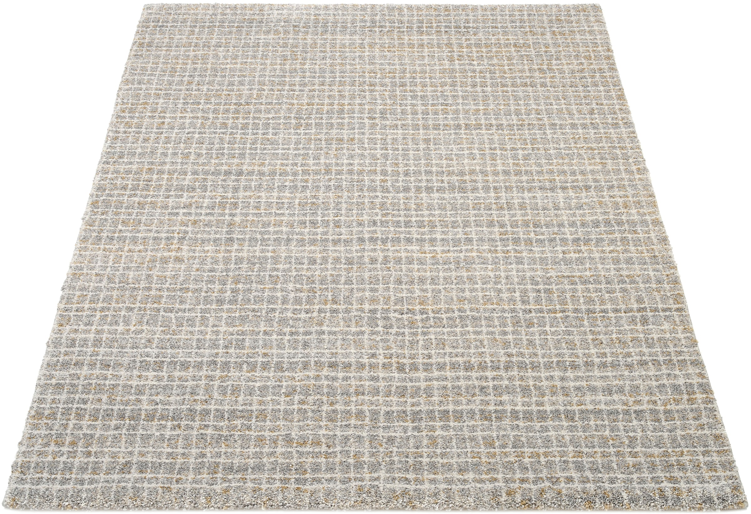 Image of OCI DIE TEPPICHMARKE Teppich "NEW VILLA GEO" rechteckig 20 mm Höhe fein kariertes Design, Wohnzimmer
