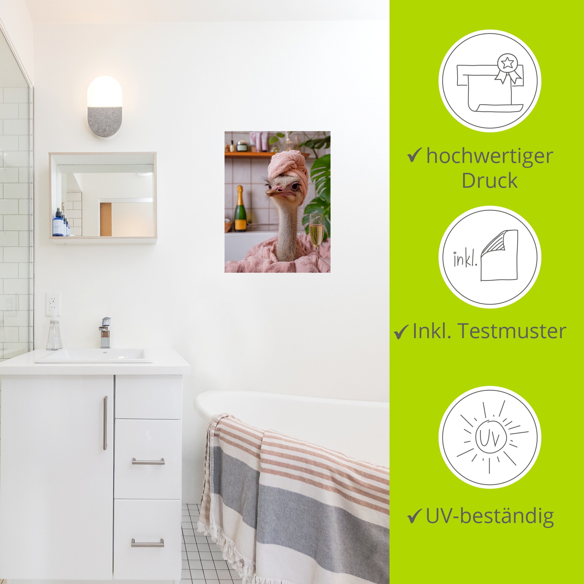 Artland Wandbild »Beauty Day« 1 Stk. tlg. als Alubild, Leinwandbild, Poster, Wandaufkleber in verschied. Grössen