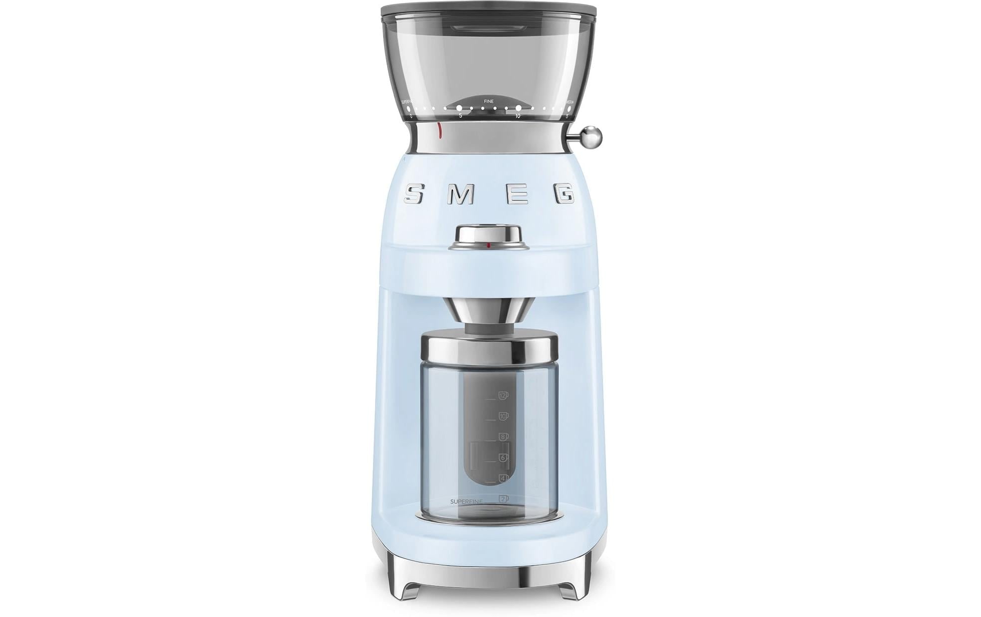 Smeg Kaffeemühle 150 W Kegelmahlwerk 240 gBohnenbehälter