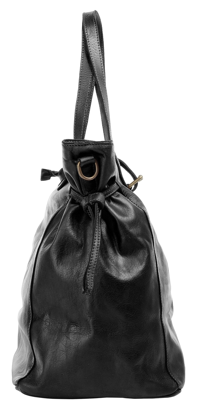 forty° Shopper, echt Leder, Made in Italy