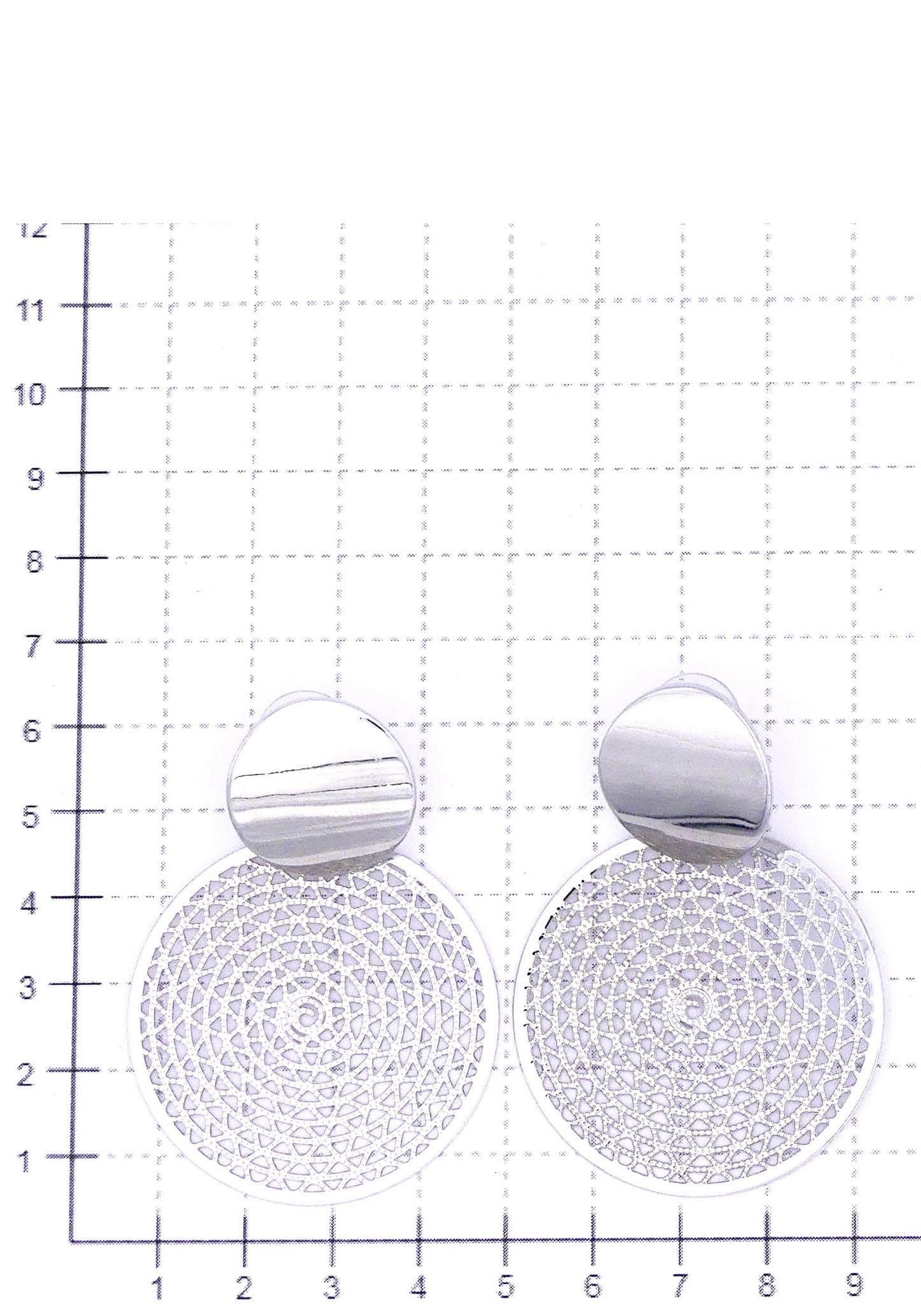 Firetti Paire de boucles d'oreilles »rund, kreisförmig, rhodiniert«