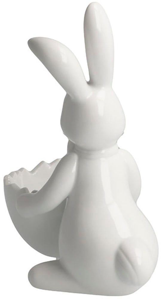 Goebel Lapin de Pâques »Figur Hase mit Schale Snow White - Sweet Boy« Figurine de Pâques, décoration, Pâques, décoration de Pâques