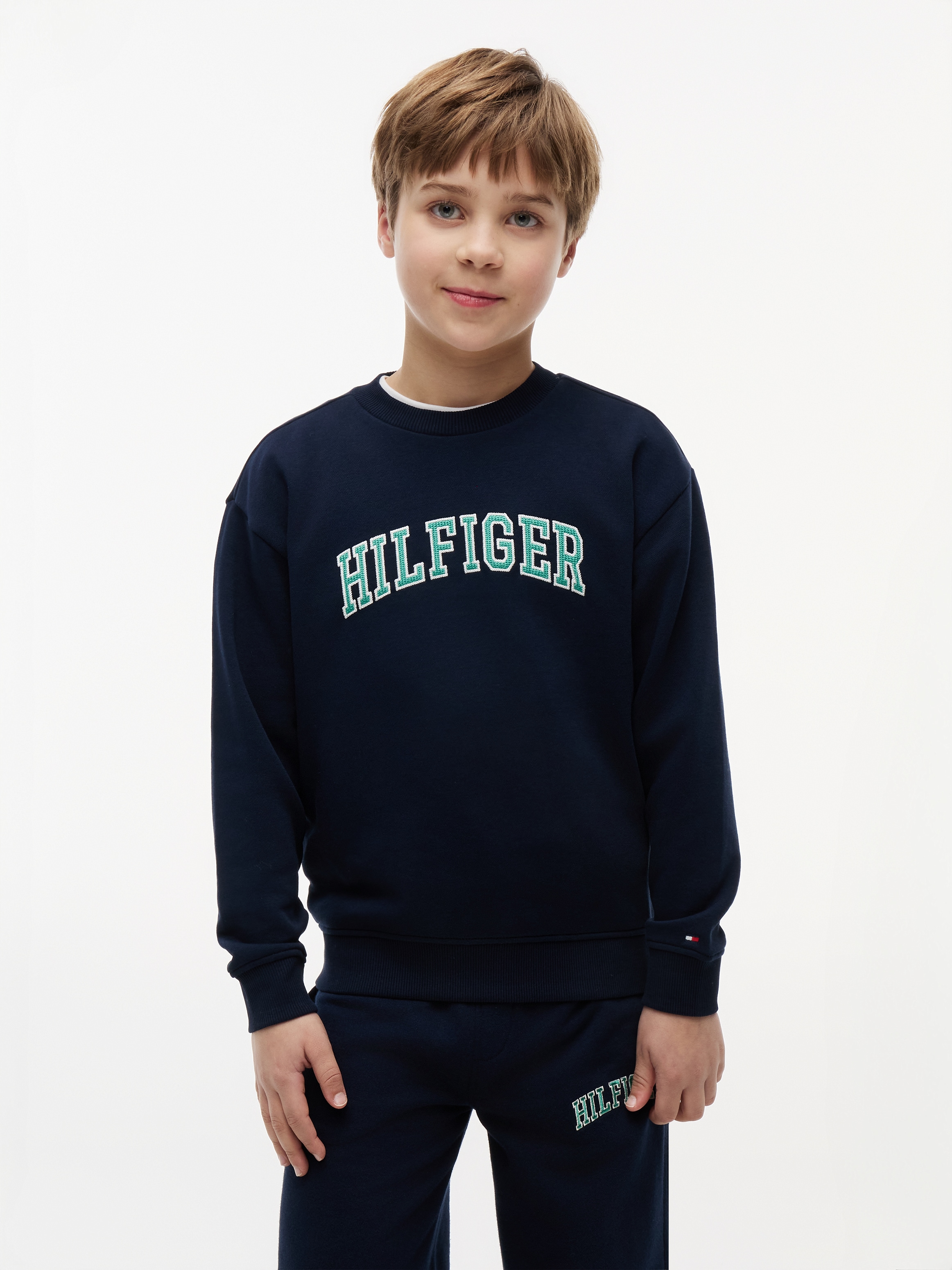 Image of Tommy Hilfiger Sweatshirt "HILFIGER VARSITY SWEATSHIRT", für Kinder bis 16 Jahre, Rundhals