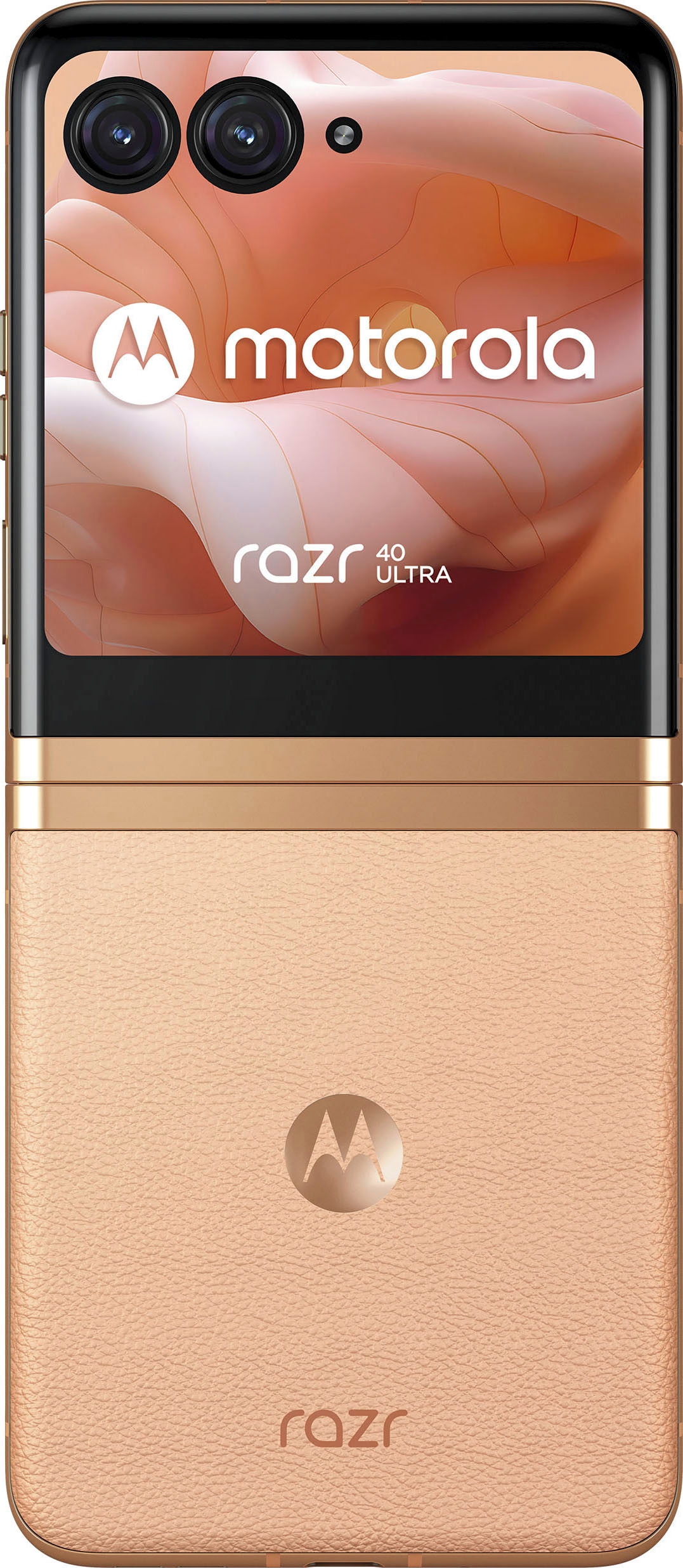 Motorola Smartphone »Motorola razr40 ultra« Peach Fuzz