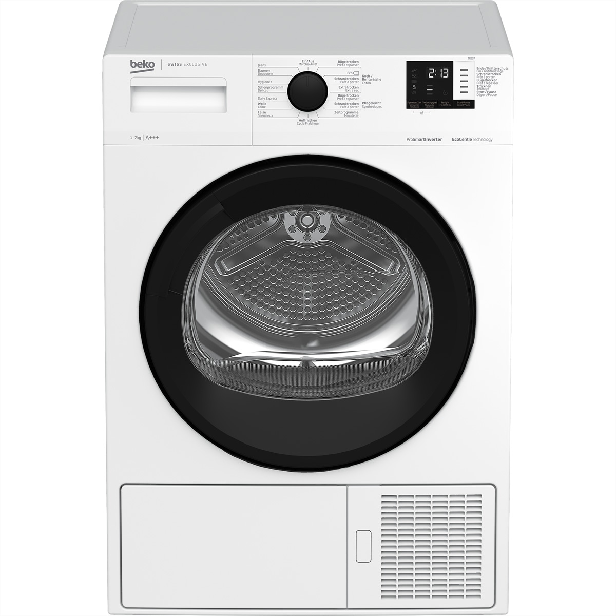 BEKO Wärmepumpentrockner »Beko Wäschetrockner TR207, 7kg, A+++«, 7 kg