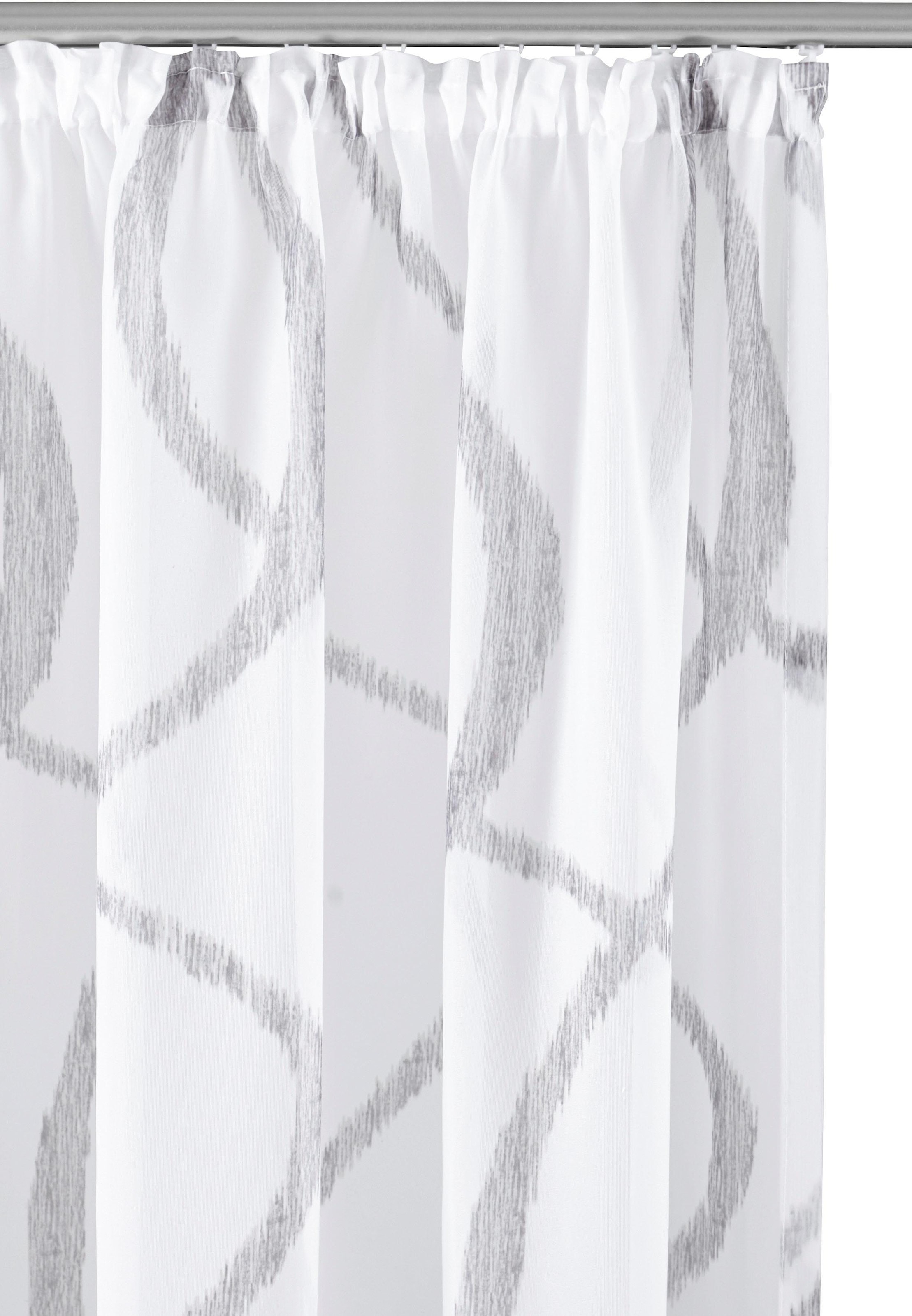 my home Gardine »Bene« Kräuselband 1 Stk. tlg. Transparent, gemustert, glatt, verschiedene Grössen