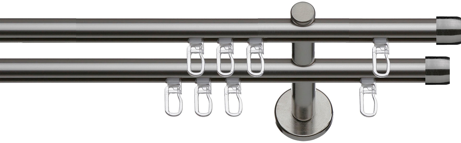 Image of indeko Gardinenstange »Kappe«, 2 läufig-läufig, Fixmass bei Ackermann Versand Schweiz
