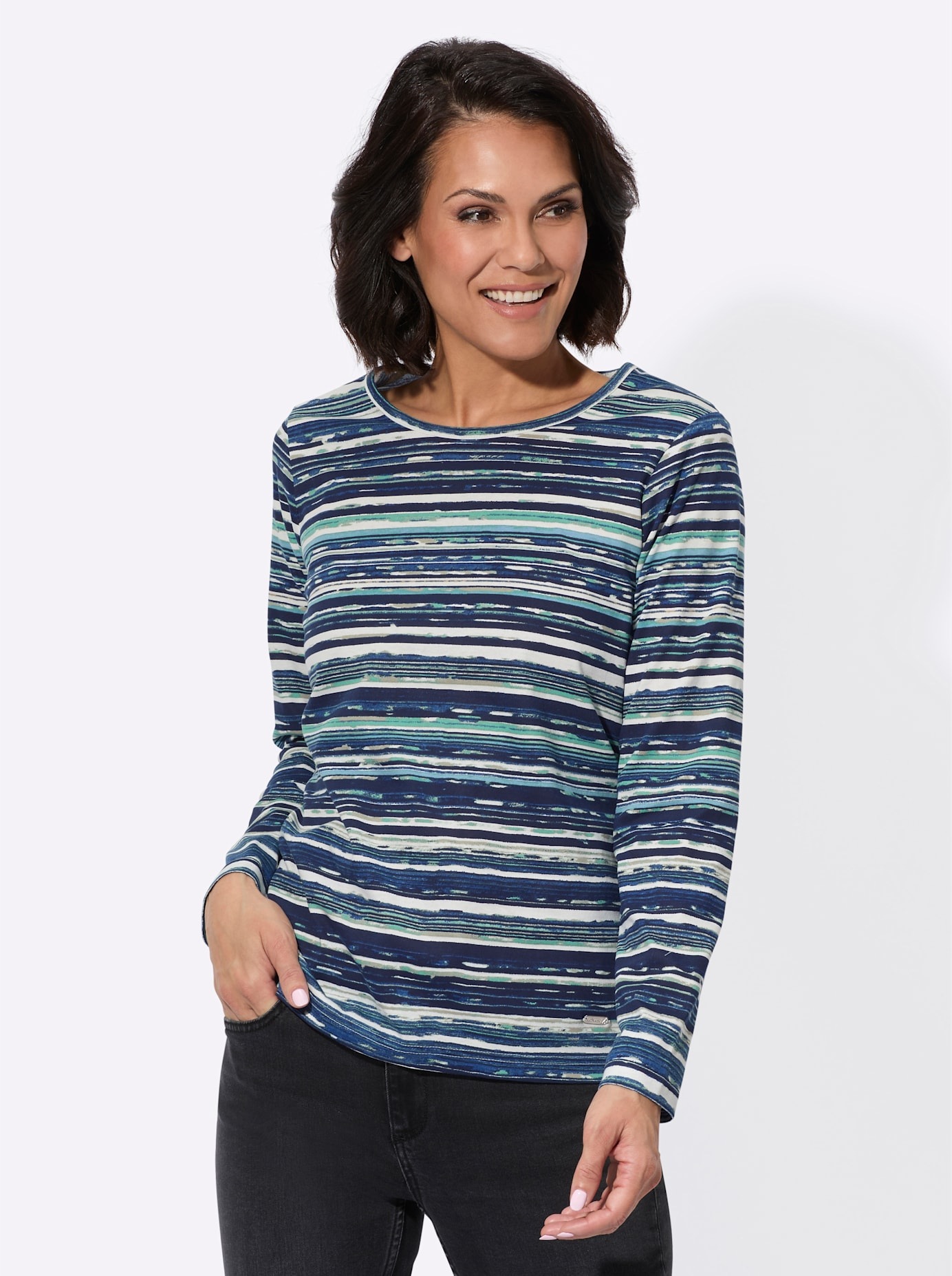 Casual Looks Langarmshirt »Langarm-Shirt«, (1 tlg.)