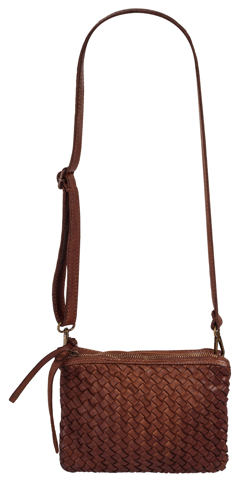 Samantha Look Umhängetasche echt Leder, Made in Italy