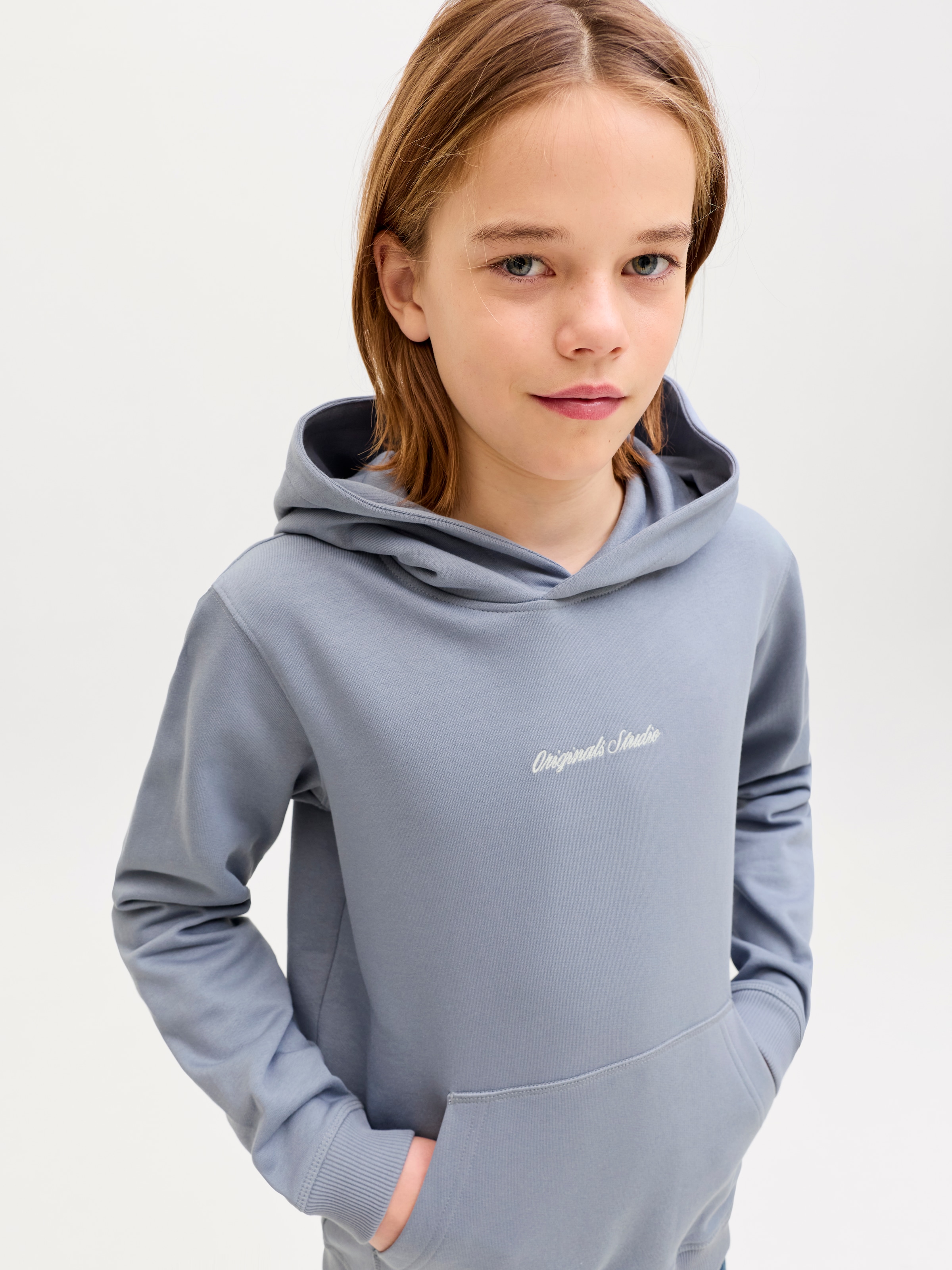 Jack & Jones Junior Sweat à capuche »JORNORREBRO EMB SWEAT HOOD NOOS JNR«
