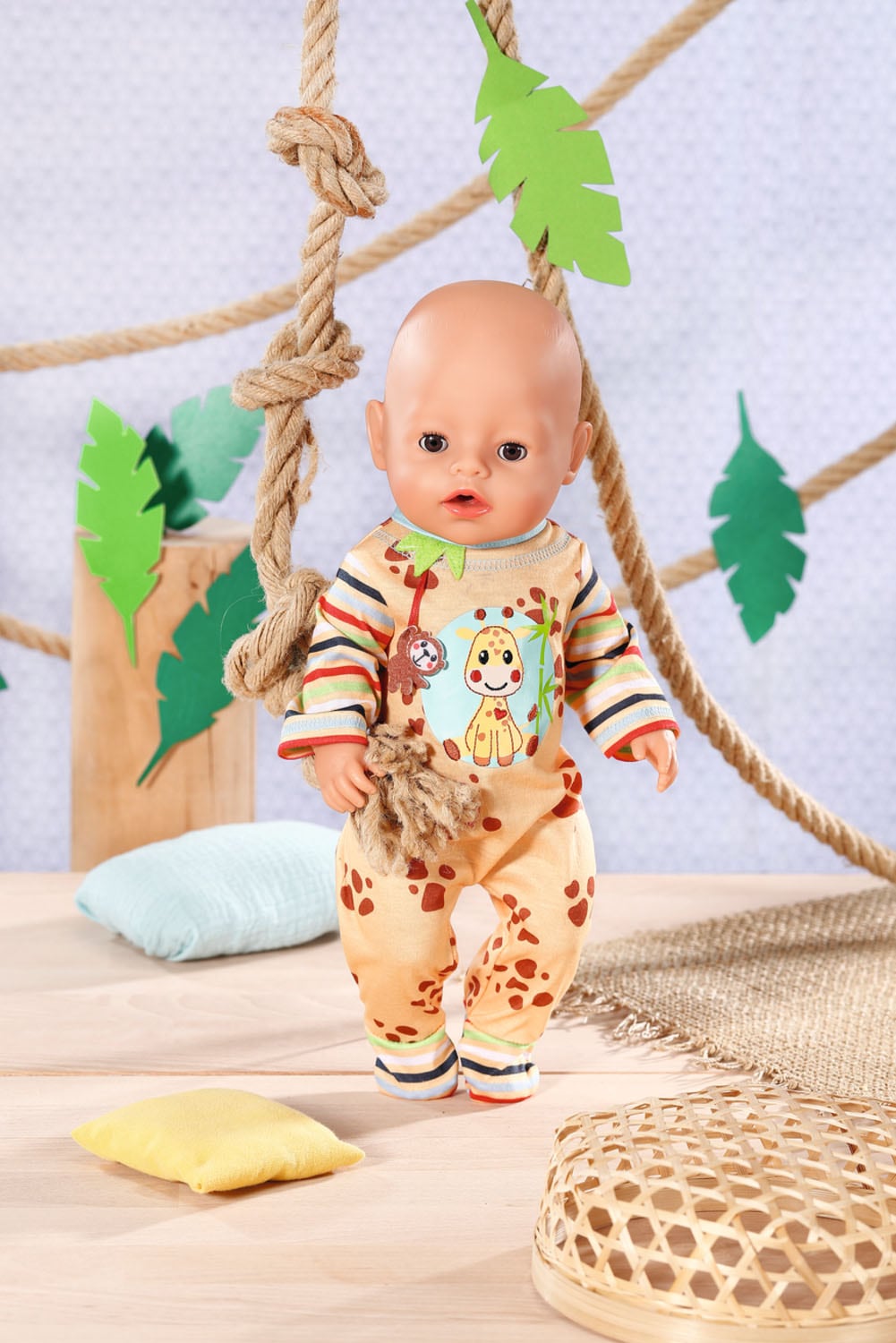 Zapf Creation® Puppenkleidung »Dolly Moda, Strampler mit Giraffe, 43 cm«