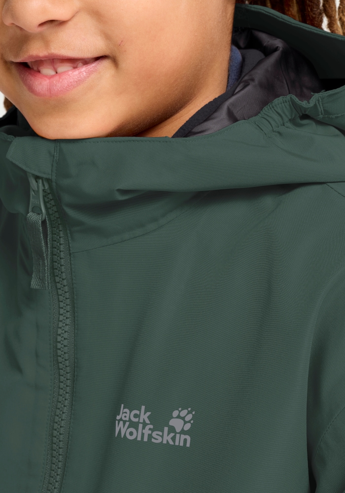 Jack Wolfskin 3-in-1-Funktionsjacke »ICELAND 3IN1 JKT K« Langarm-Design, aus Polyester, in Grössen von 104 bis 176