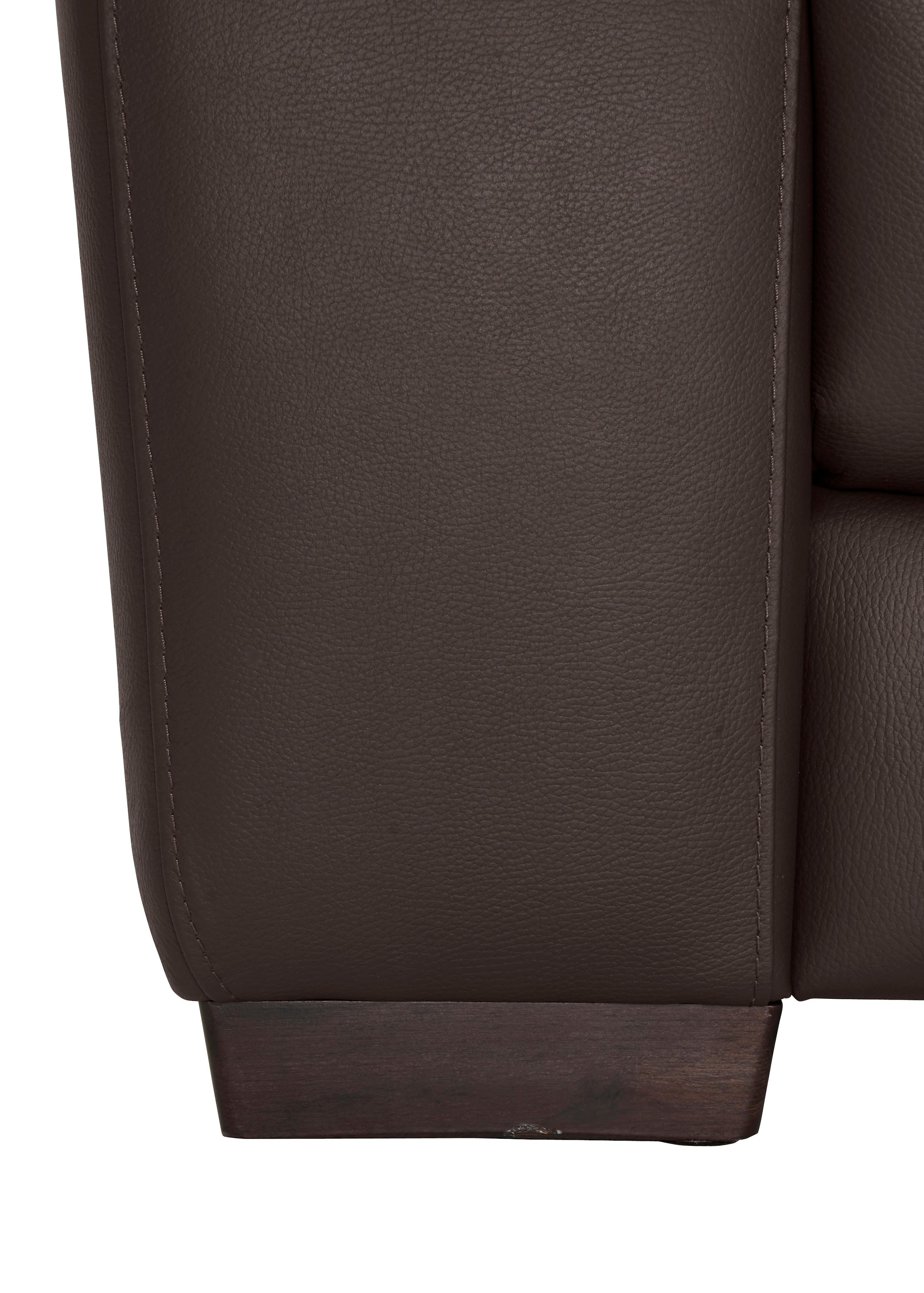 CALIA ITALIA Polstergarnitur »Gaia, hochwertige Garnitur aus 2-Sitzer und 3-Sitzer, edles Design«, (Set, 2 tlg.), Ledergarnitur, in zwei hochwertigen Lederqualitäten