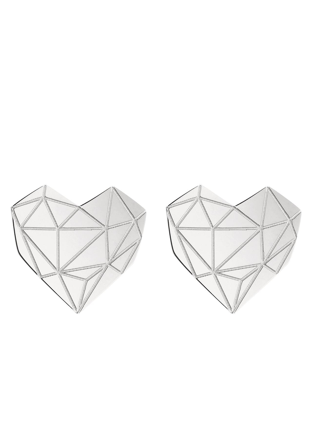 Liebeskind Berlin Paar Ohrstecker "Schmuck Geschenk Edelstahl Ohrringe Herz"