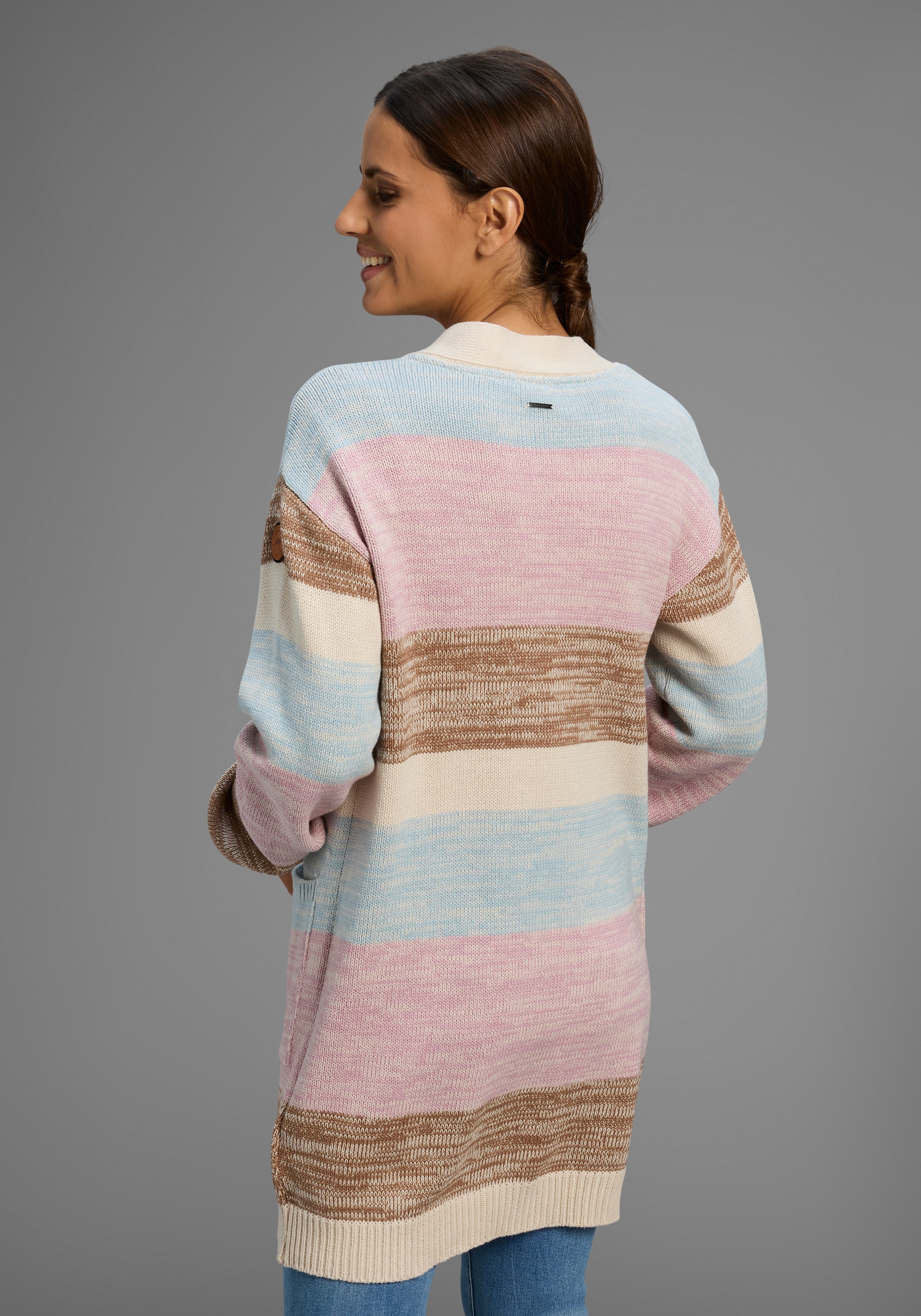 KangaROOS Strickjacke in offener Long-Form