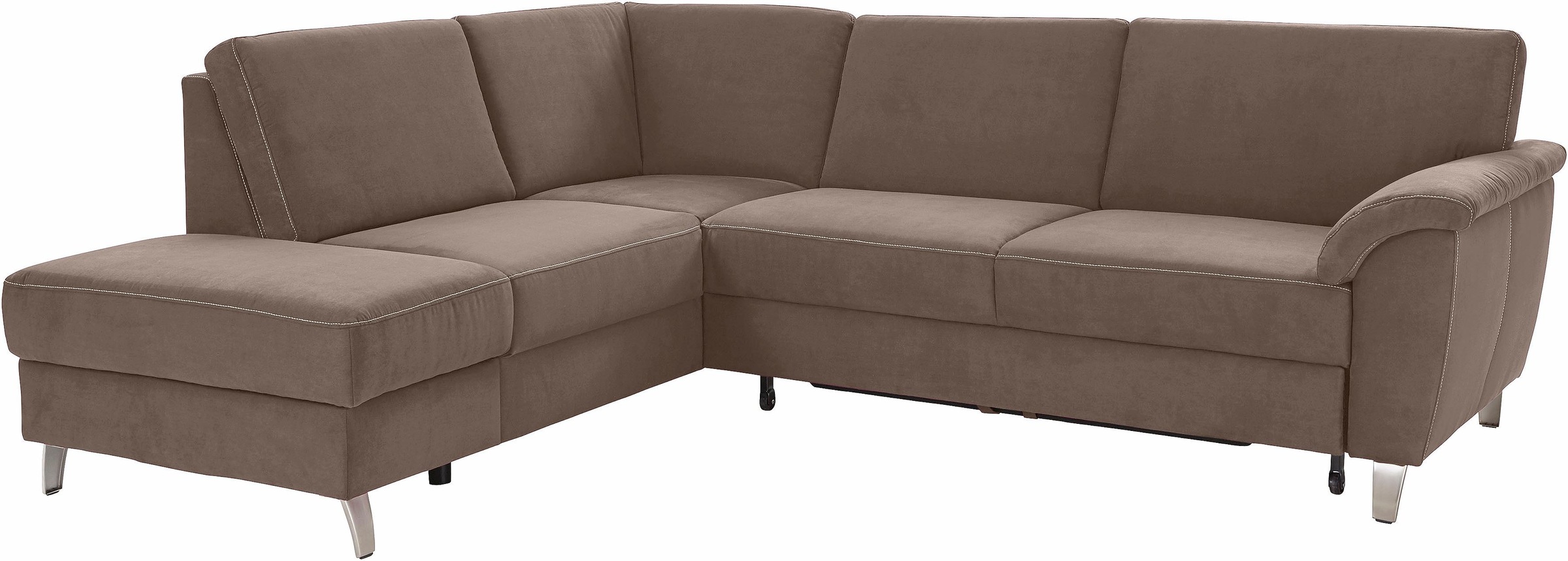 Image of sit&more Ecksofa "Texel L-Form" mit Federkern, wahlweise mit Schlaffunktion und Bettkasten