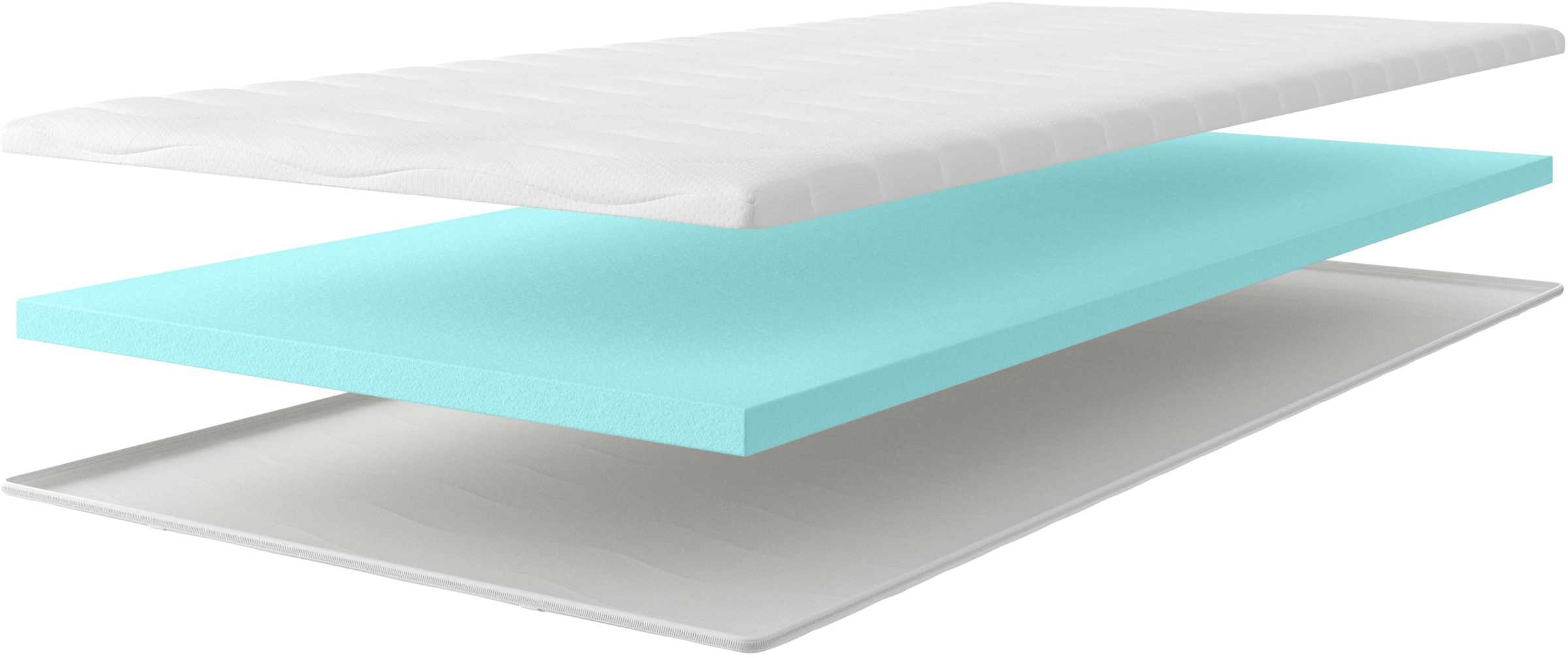GOODproduct 1100000002199 »Tornby Topper 90x200 cm,180x200 cm, in 4 Härtegraden, Tencel™ Bezug« Matelas & lit boxspring, adapté aux allergiques à la poussière domestique, durable