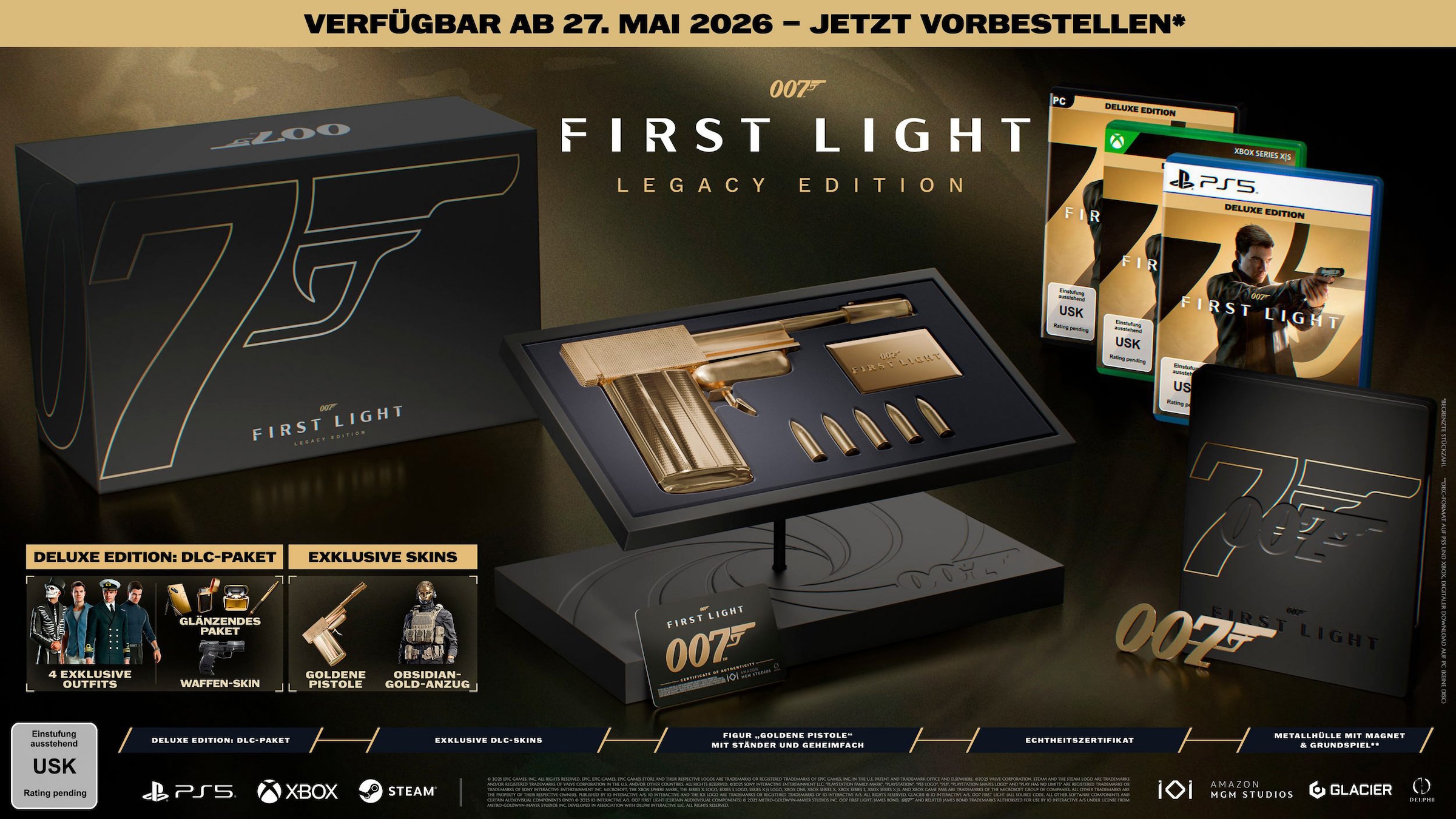 Image of IOI Partners Spielesoftware "007 First Light Legacy Edition" PlayStation 5