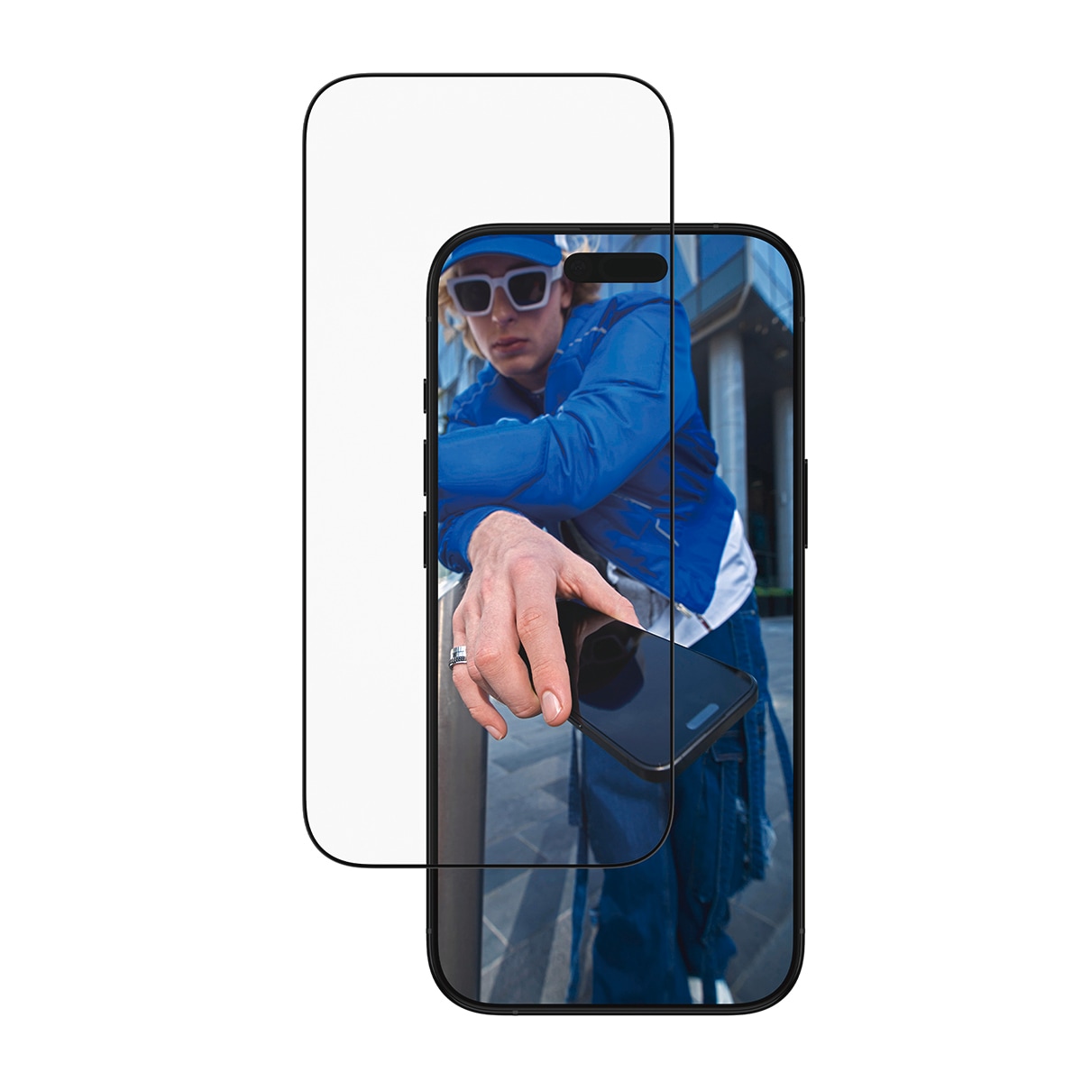 CARE by PanzerGlass Verre de protection d'écran »Ultra-Wide Fit Screen Protector« für Apple iPhone Air Displayschutzfolie, Schutzfolie, Bildschirmschutz, kratz- & stossfest