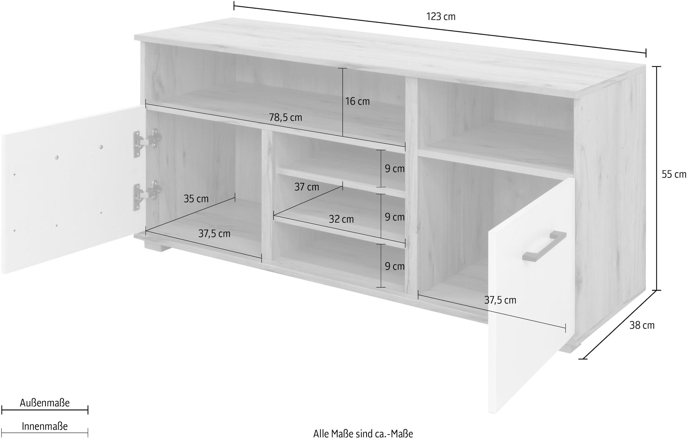 priess Commode combinée »Lissabon«