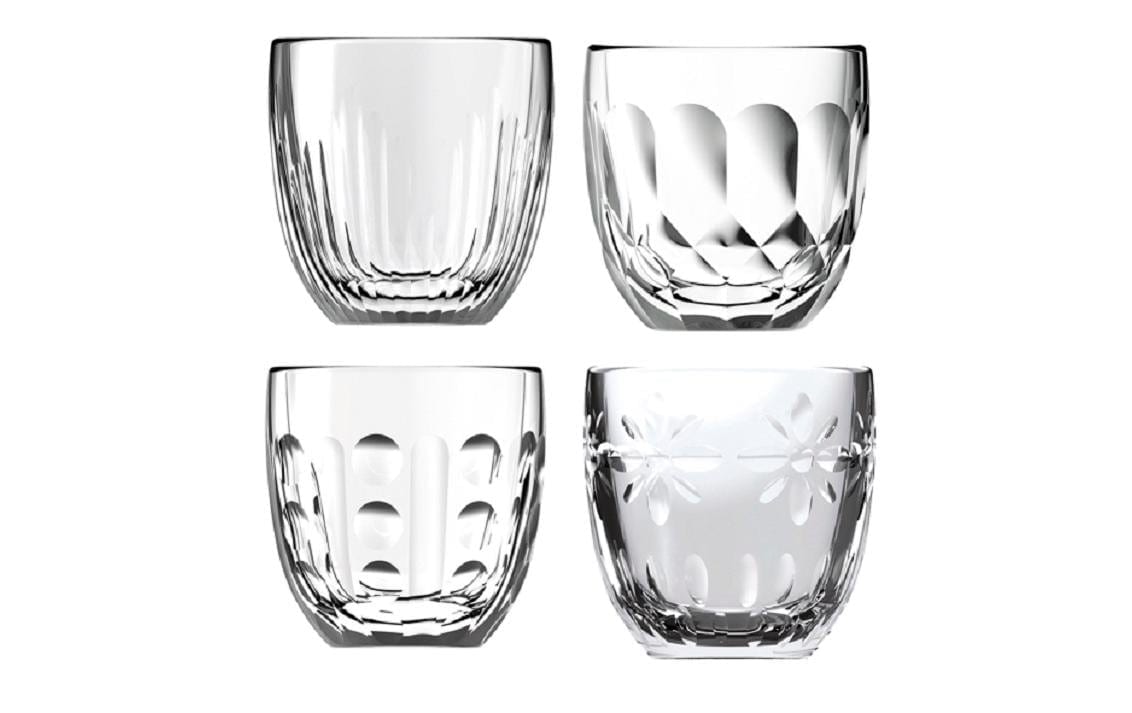 Image of Espressotasse "La Rochère Becher Troquet 100 ml, 4 Stück, Transparent"
