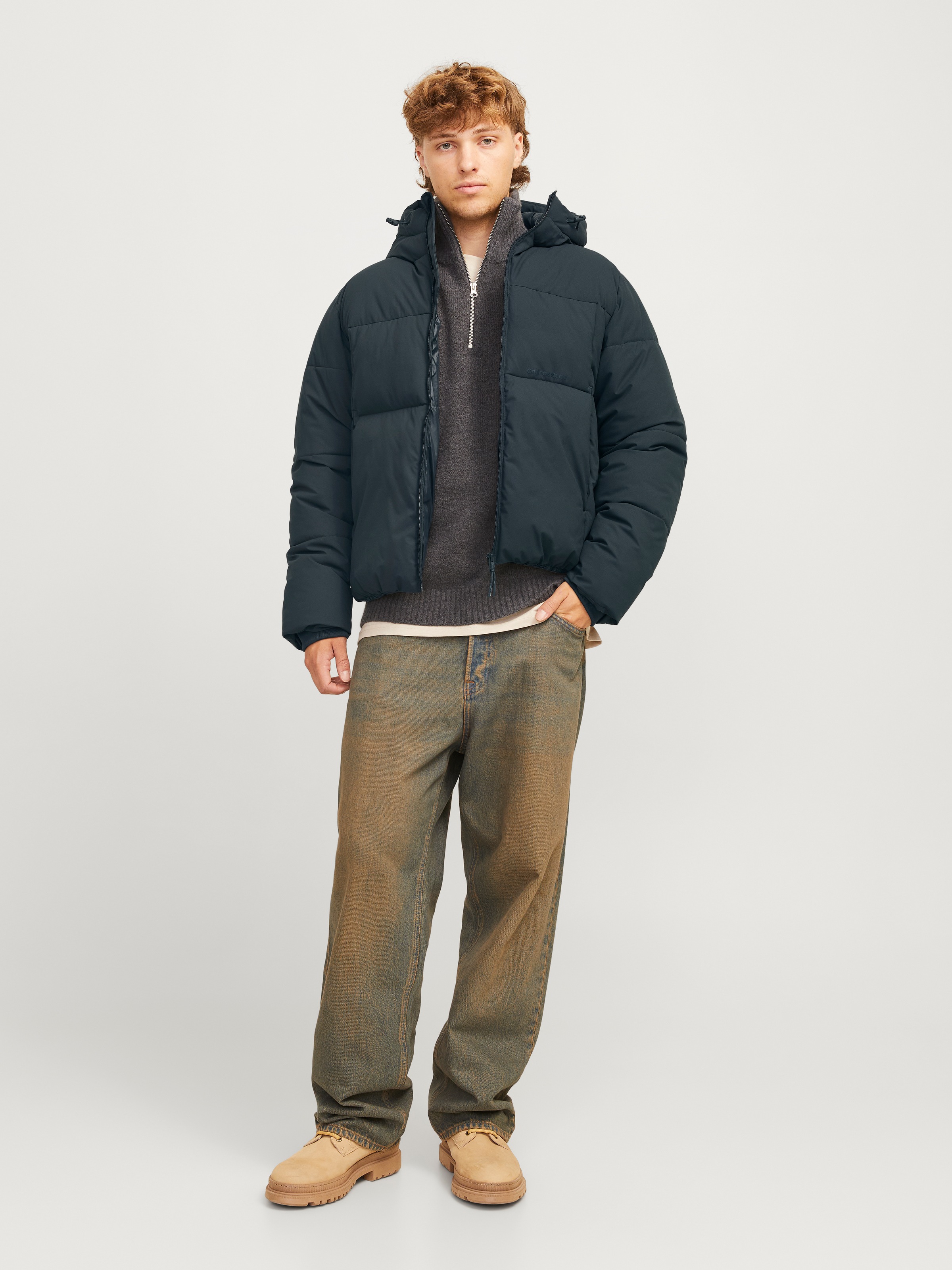 Jack & Jones Steppjacke »JORVESTERBRO PUFFER JACKET AW24 SN« mit Kapuze