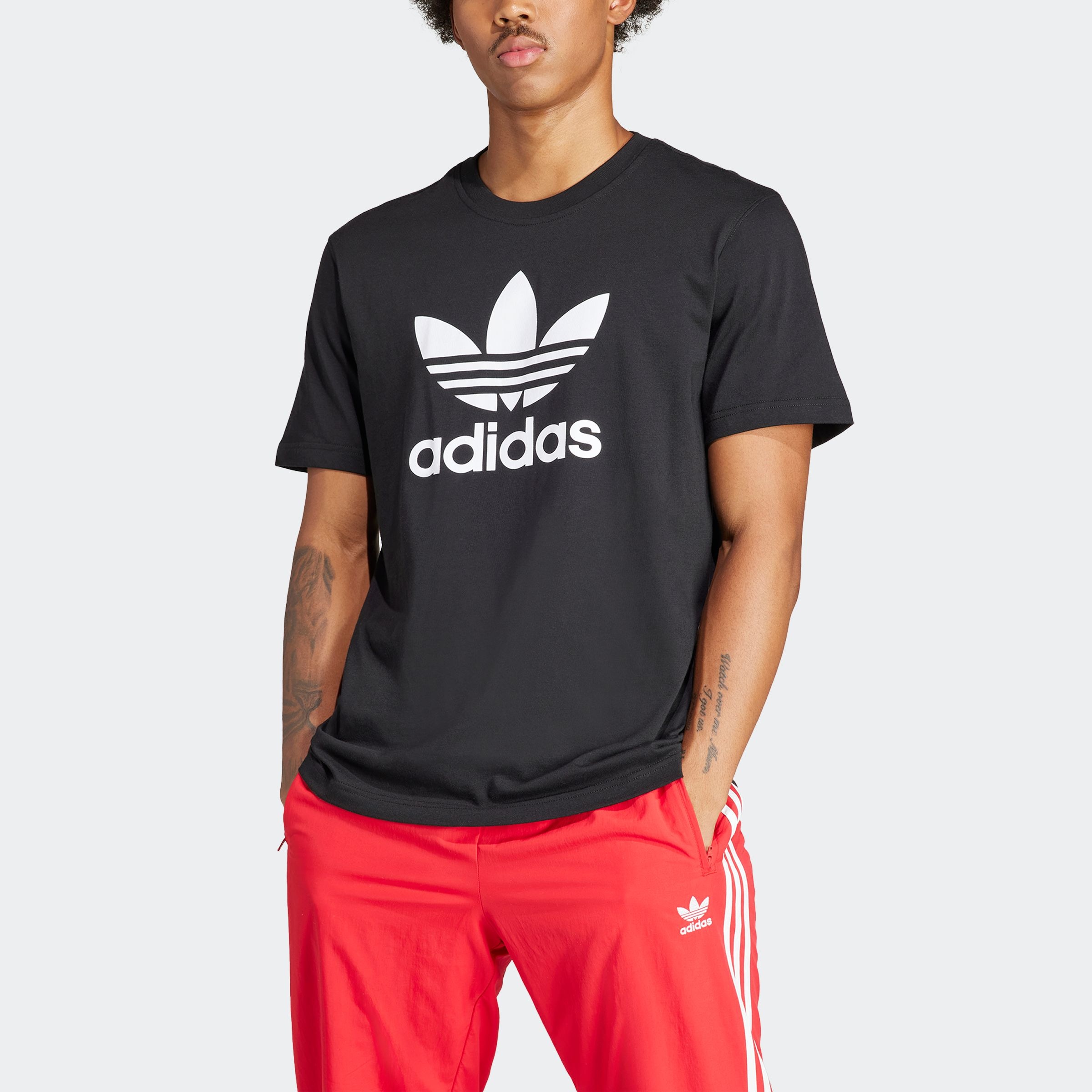 adidas Originals T-Shirt »TREFOIL T-SHIRT«, Basic Shirt mit grossem Trefoil Logoprint