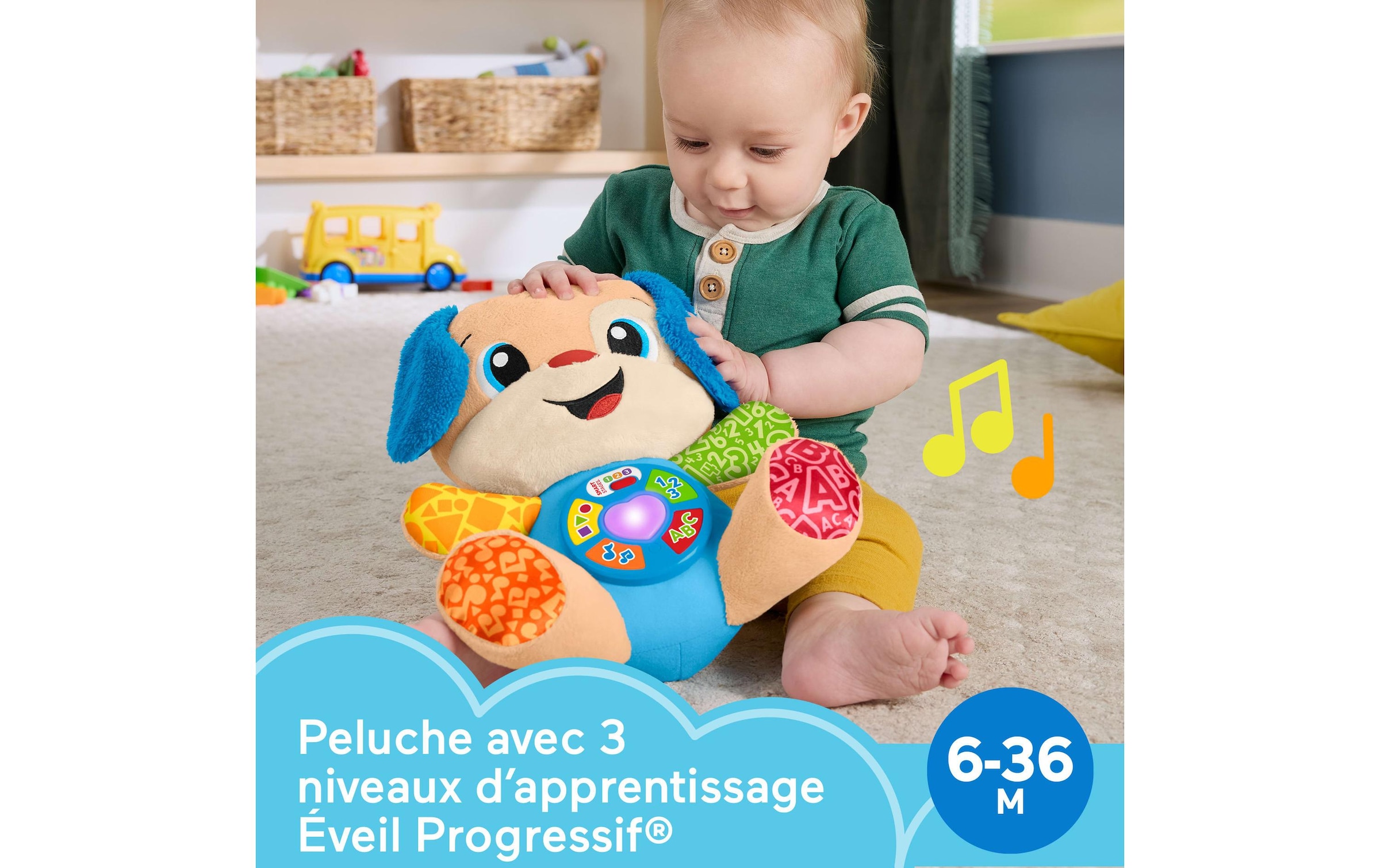 Fisher-Price® Lernspielzeug »Lernspass Hündchen«
